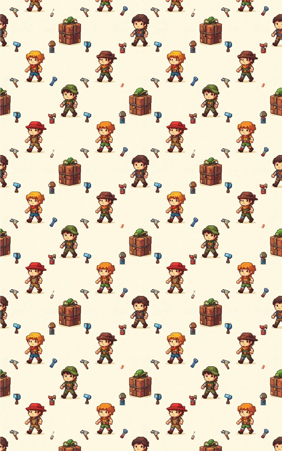 Retro 8-bit Adventure Wrapping Paper