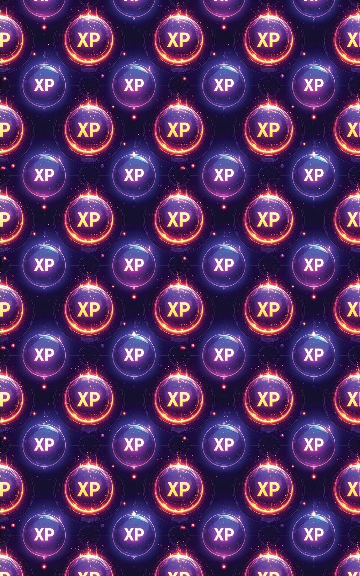 Xp Orb Collection Field Wrapping Paper