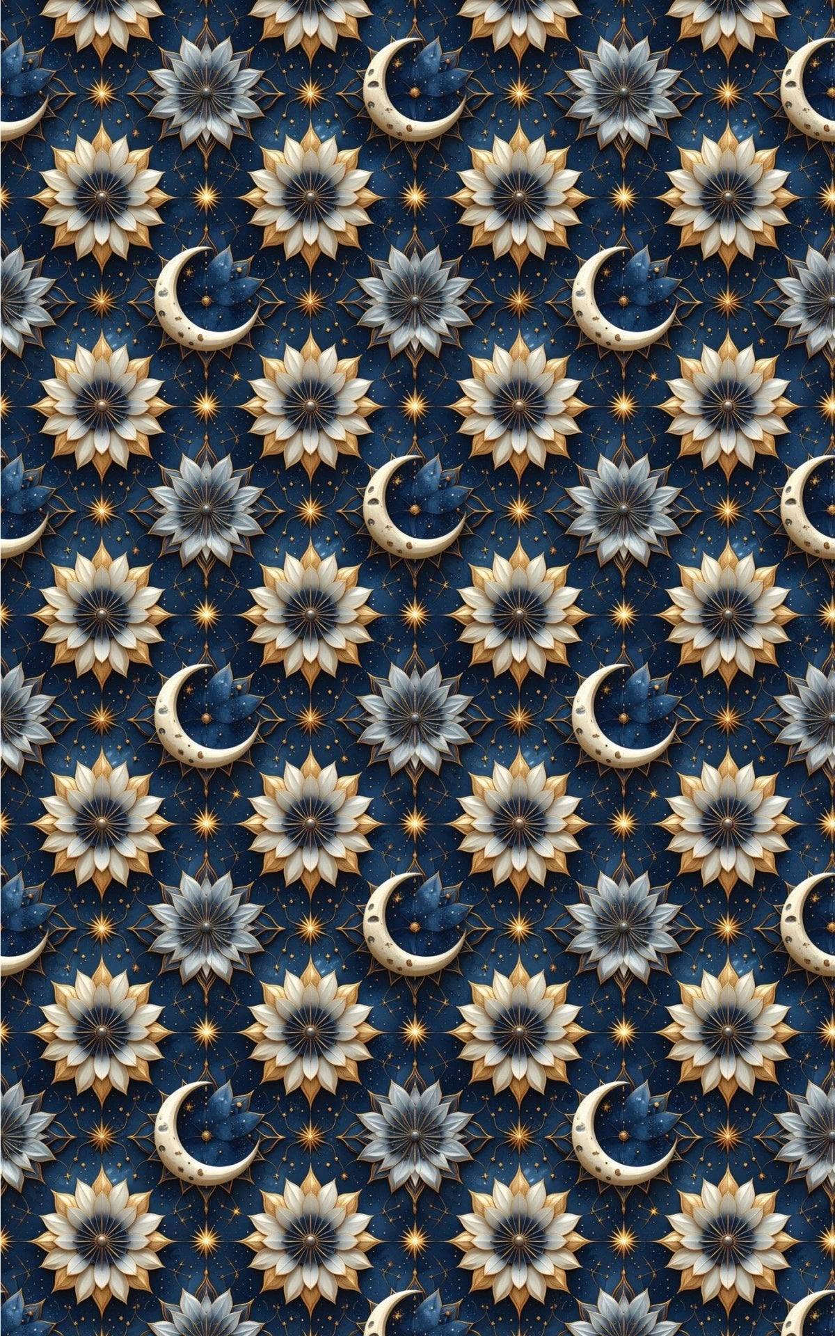 Luxury Mystical Moon Wrapping Paper