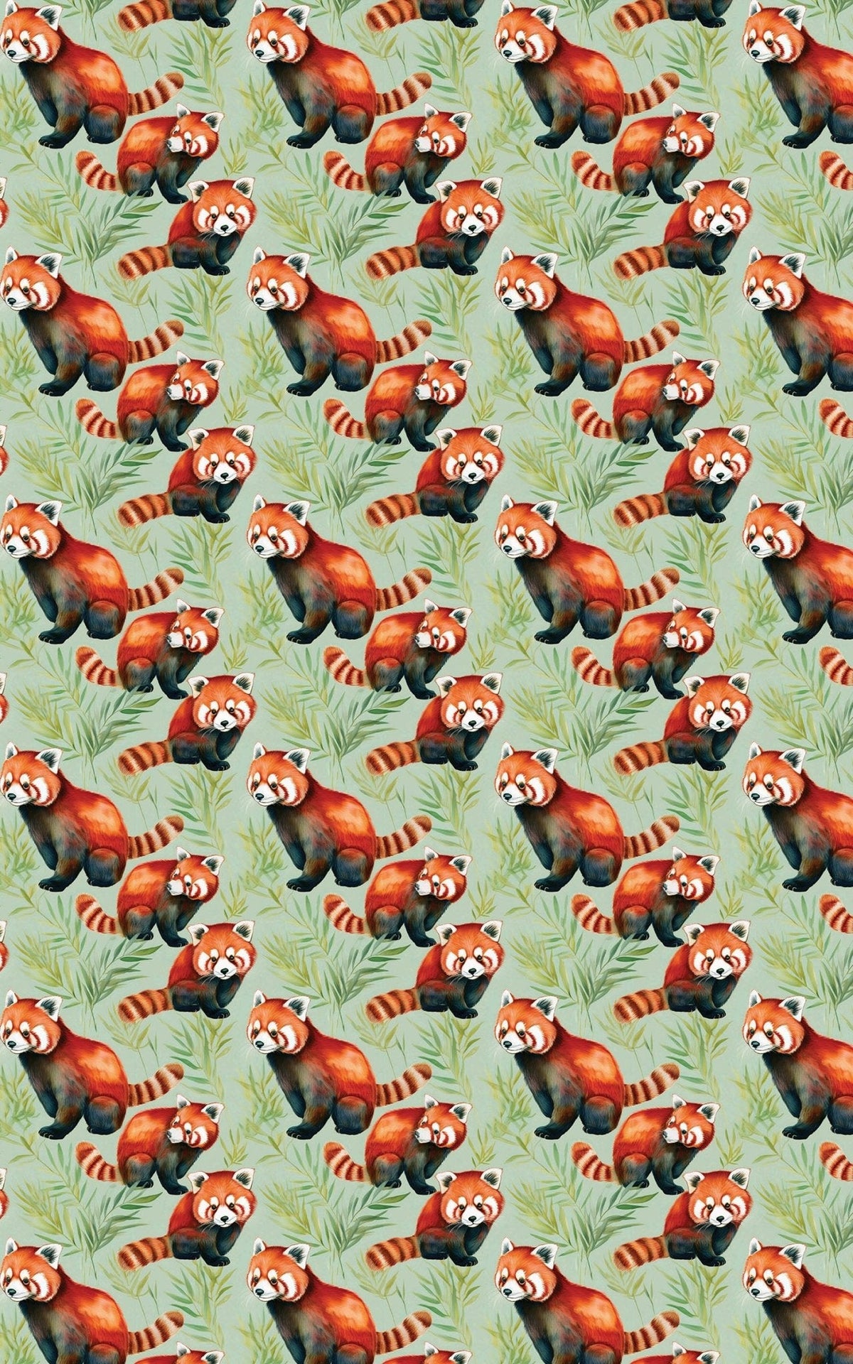 Safari Stroll: Red Panda Wrapping Paper