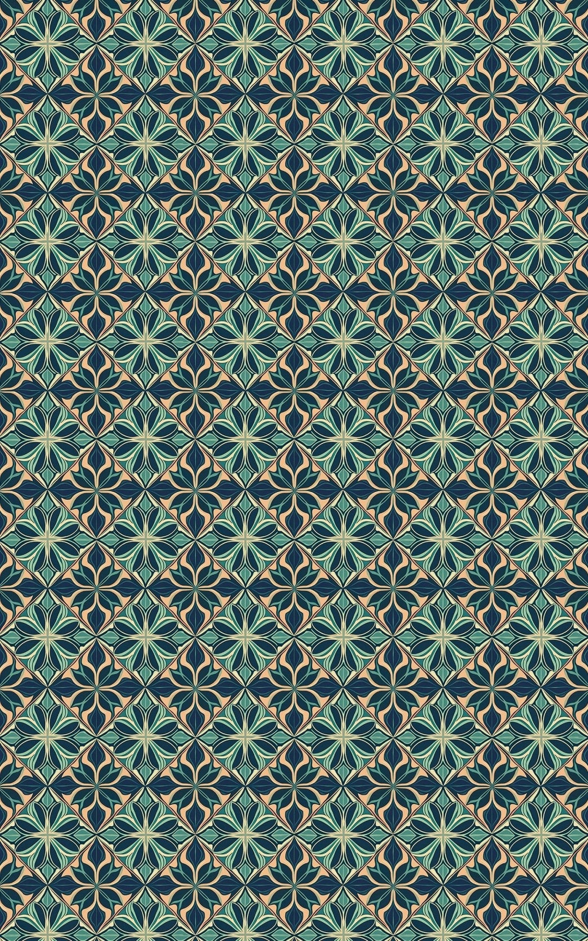 Grand Lattice Weave Wrapping Paper