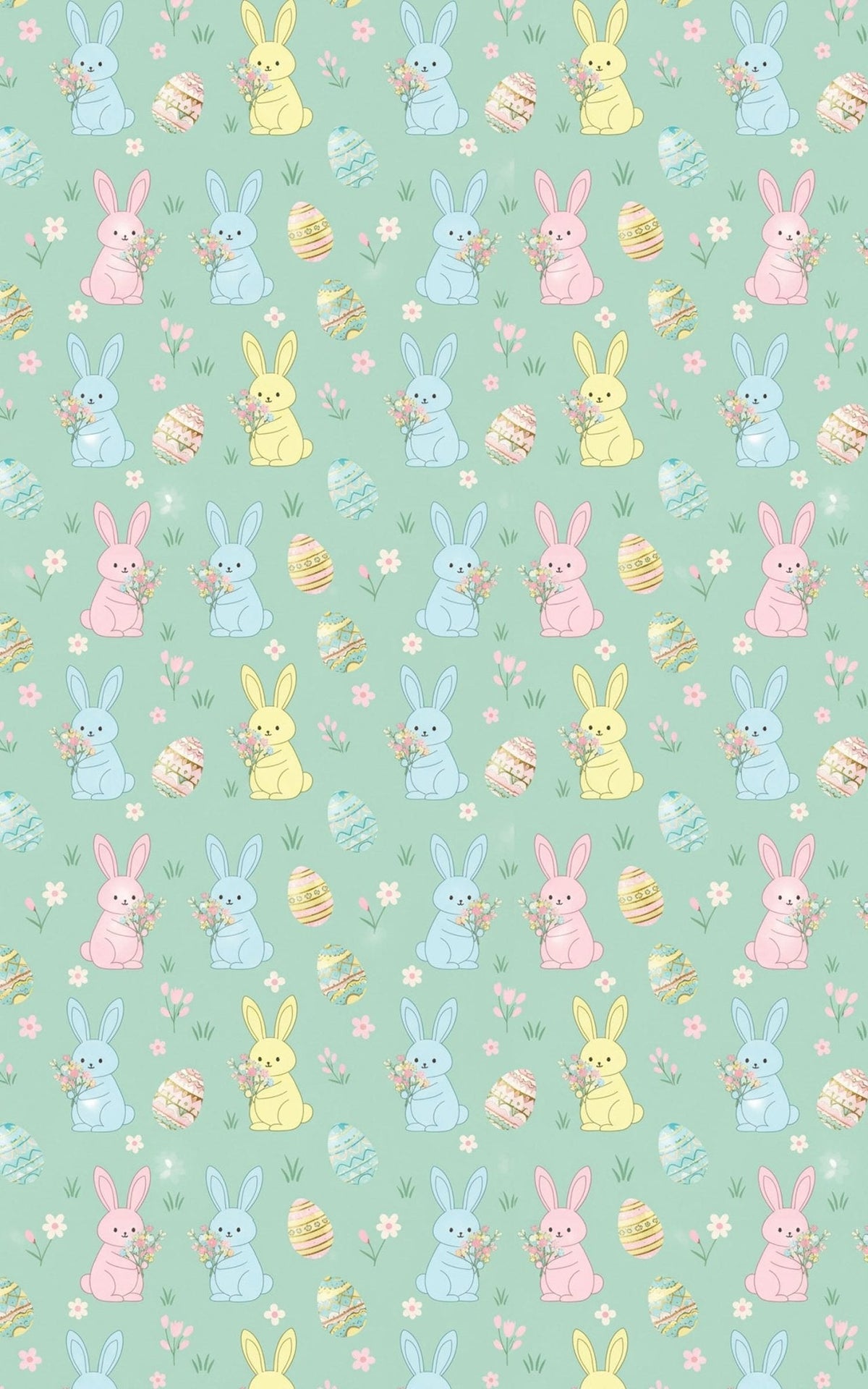 Easter Meadow Wrapping Paper
