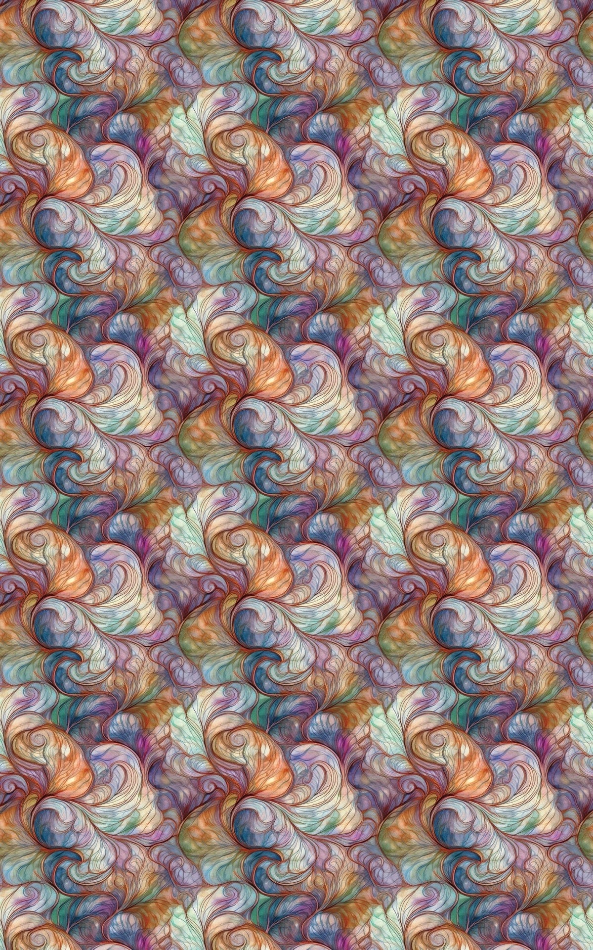 Marble Veil Cascade Wrapping Paper