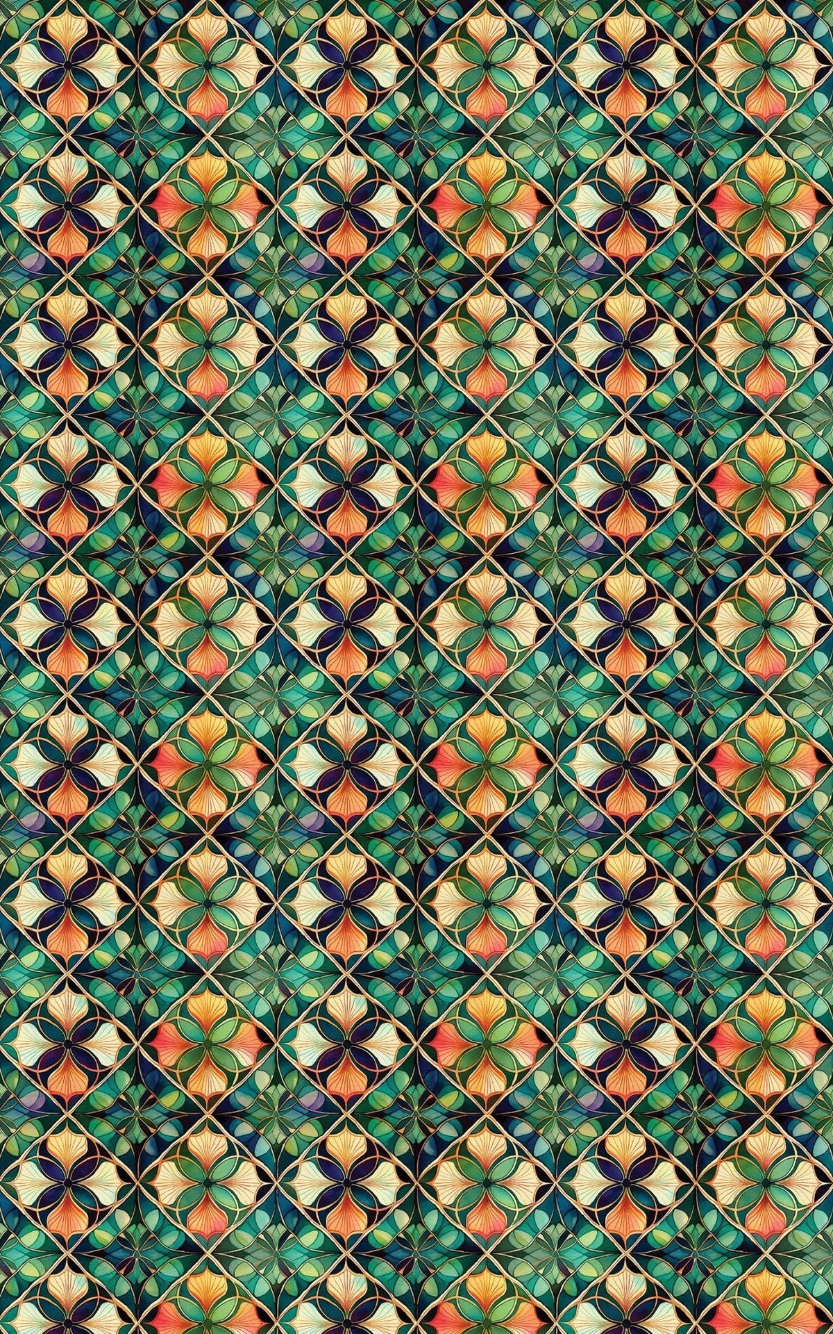 Opulent Lattice Wrapping Paper