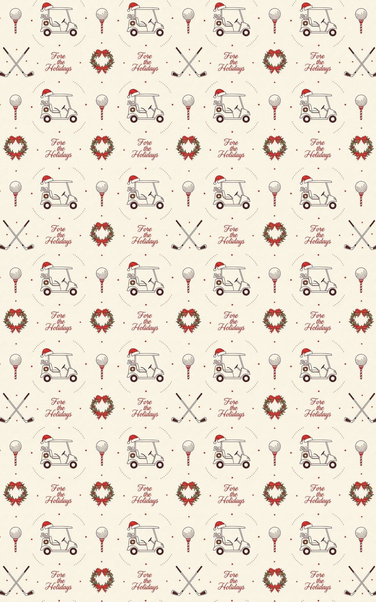 Fore The Holidays Wrapping Paper