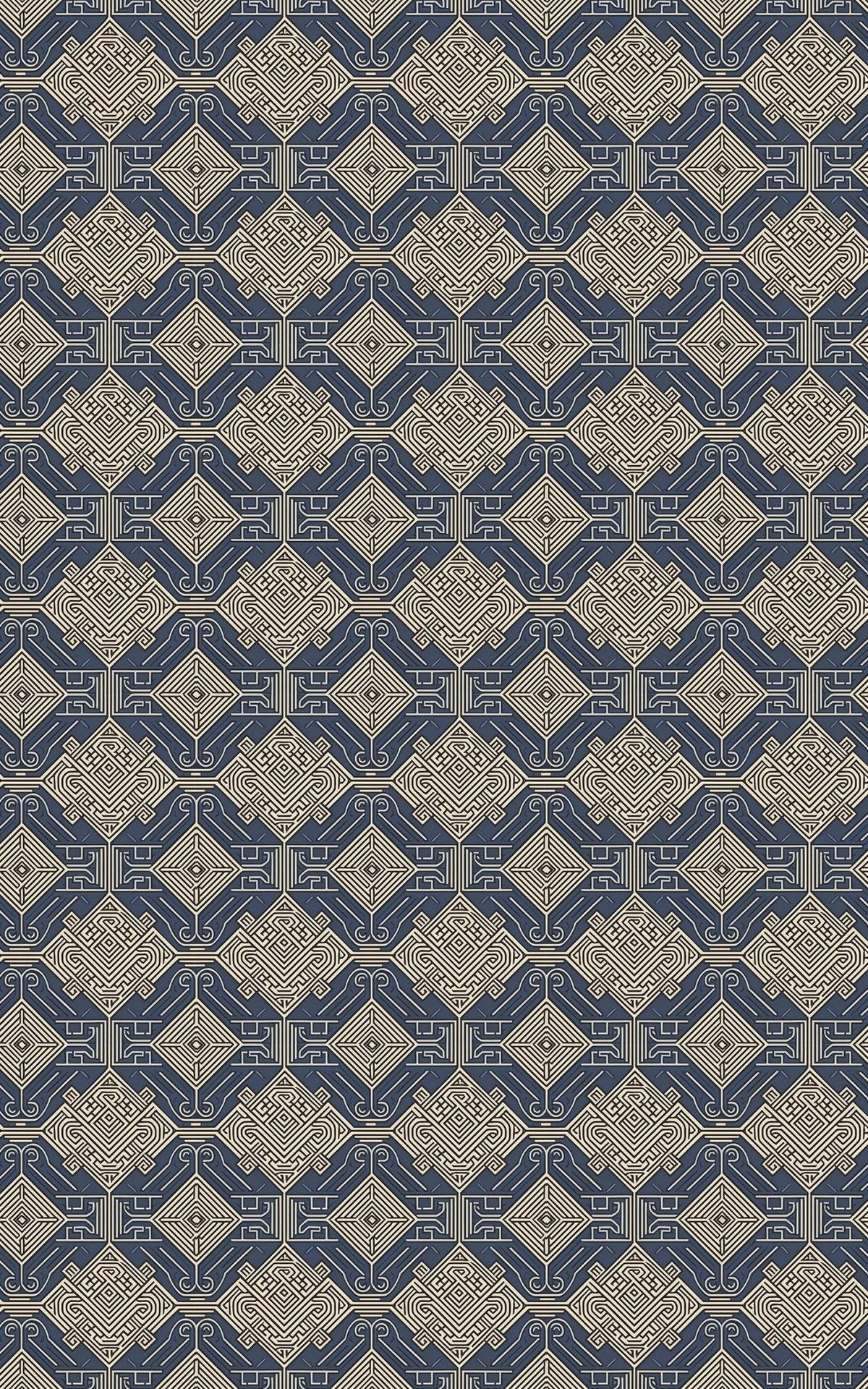 Deco Labyrinth Wrapping Paper