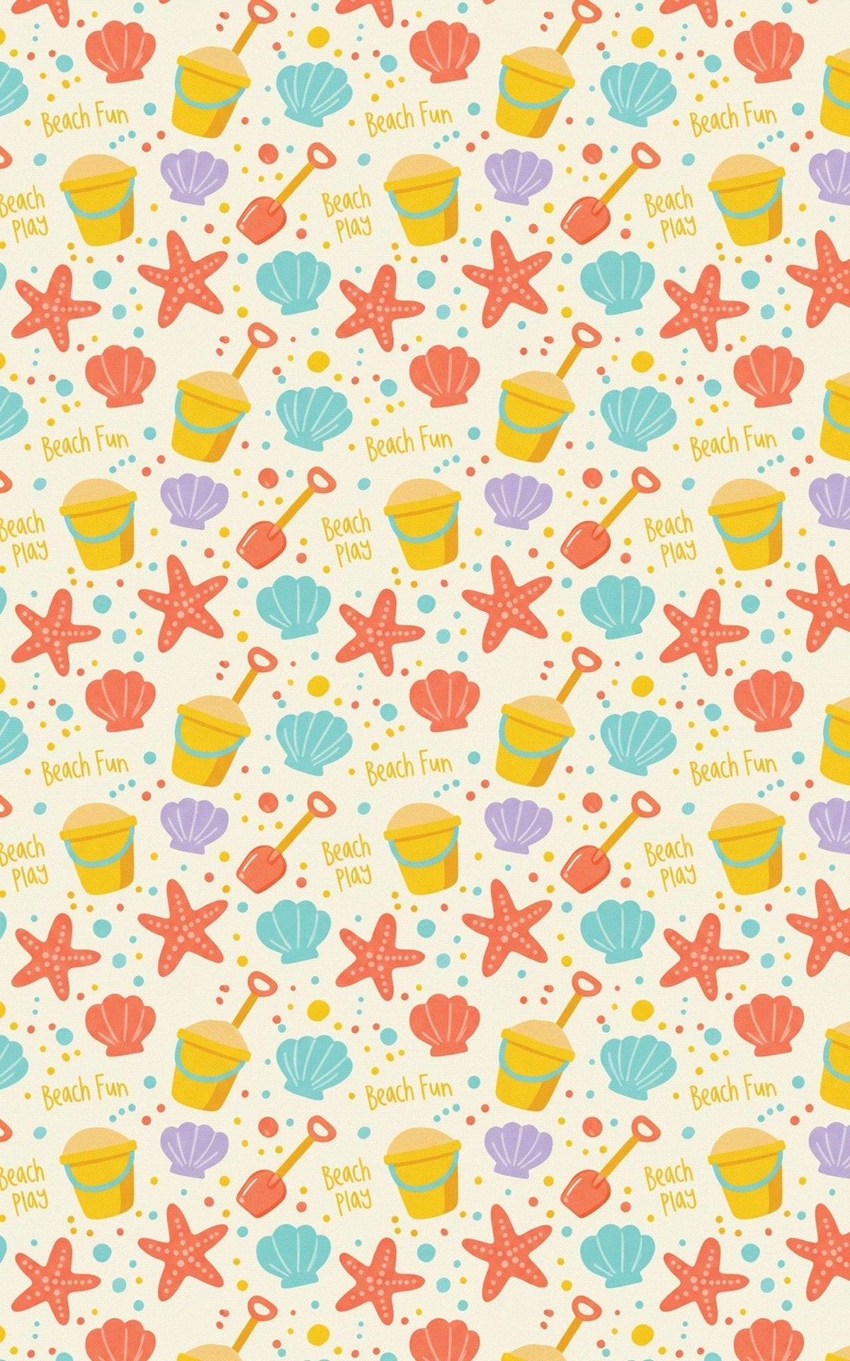 Beach Play Seaside Wrapping Paper
