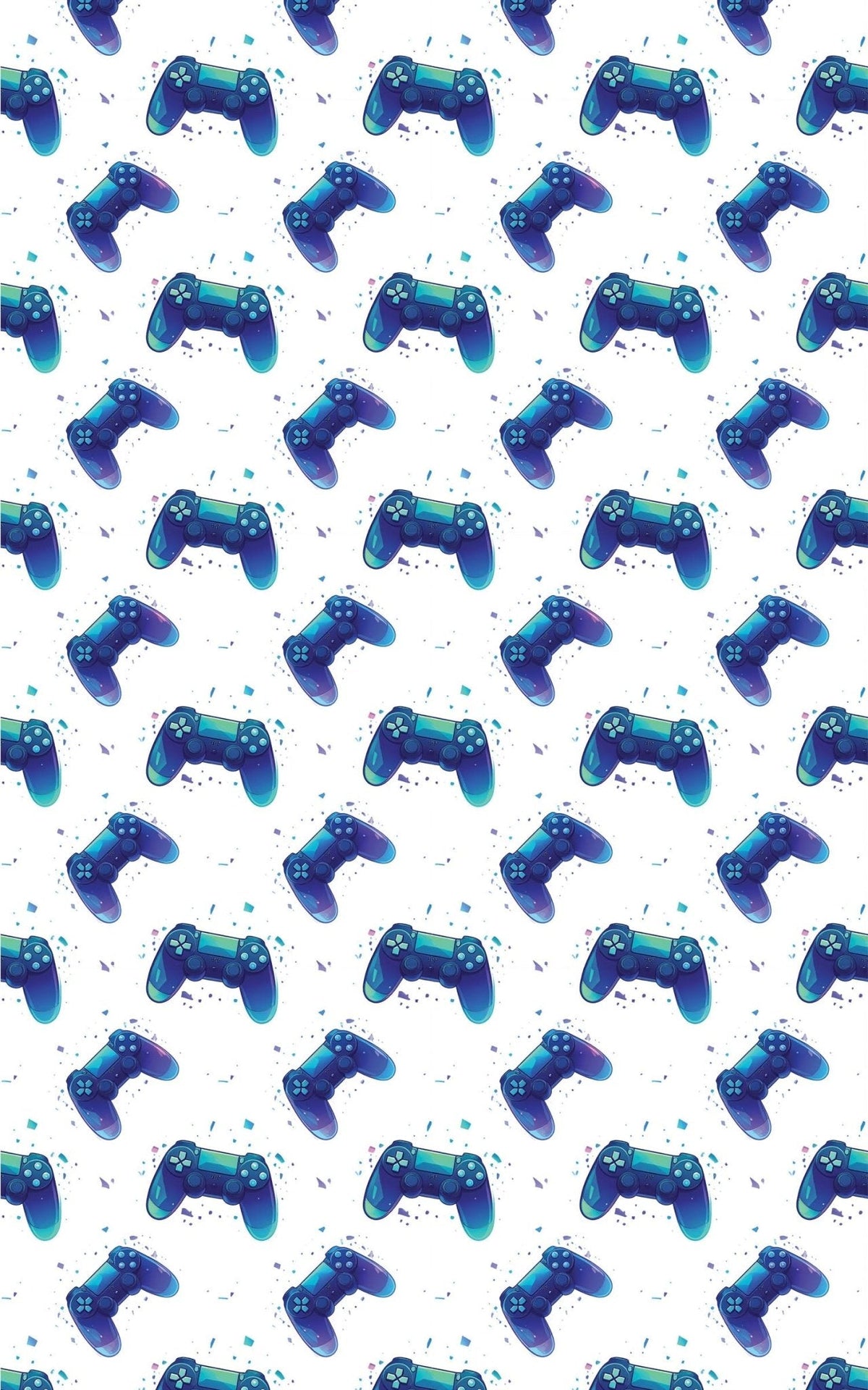 Pixel Control Flow Wrapping Paper
