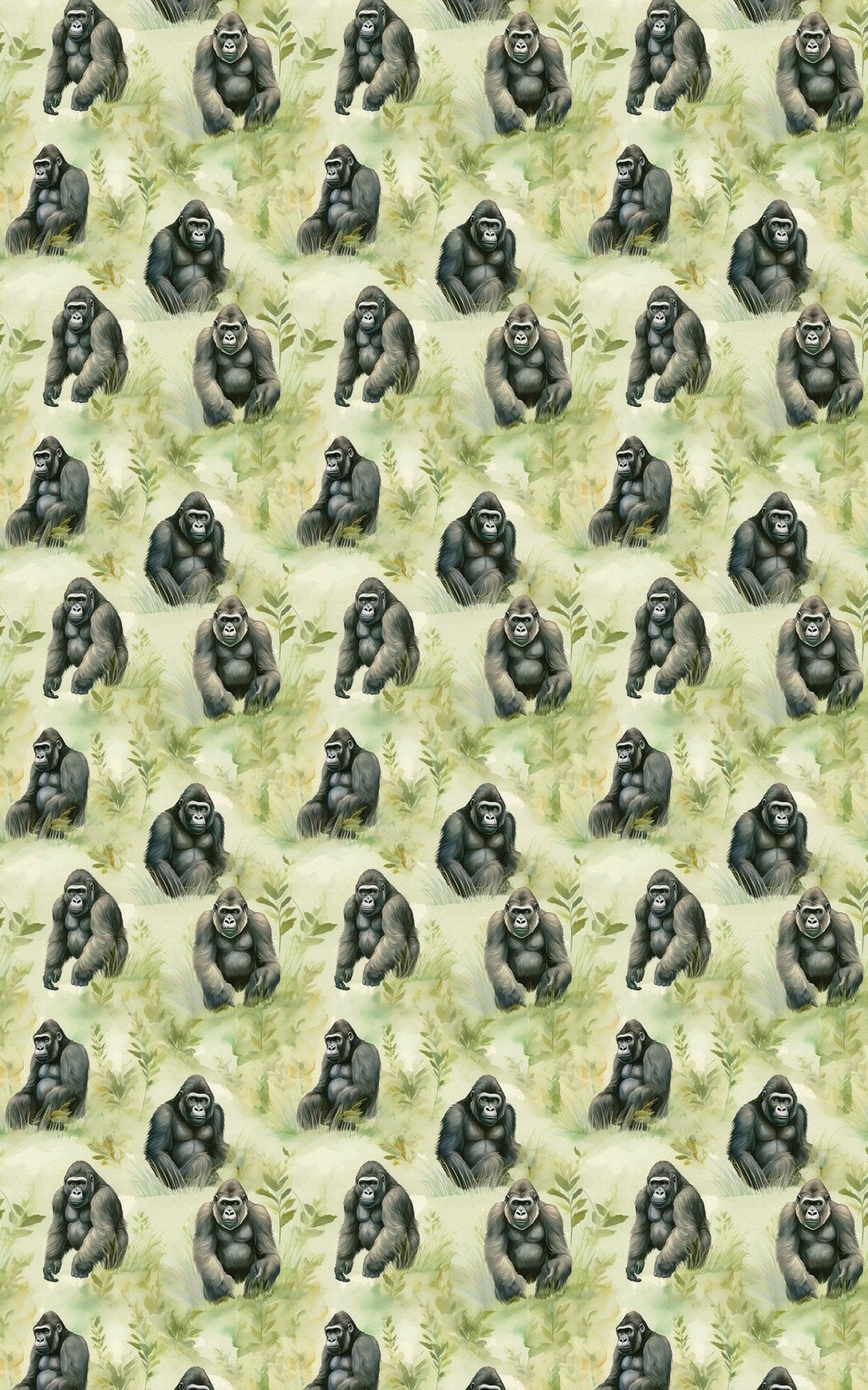 Safari Stroll Gorilla Wrapping Paper
