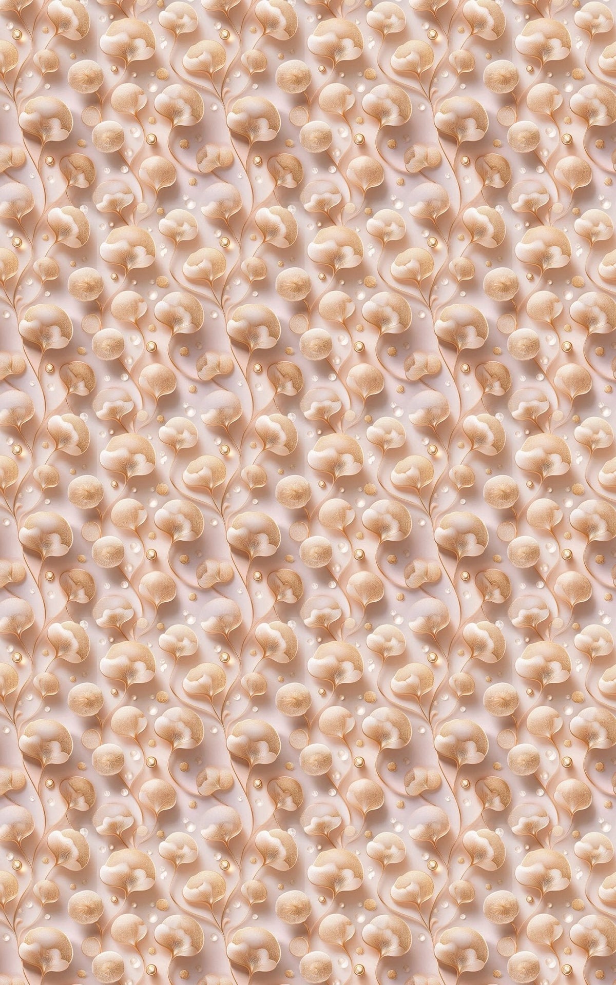 Champagne Ginkgo Wrapping Paper