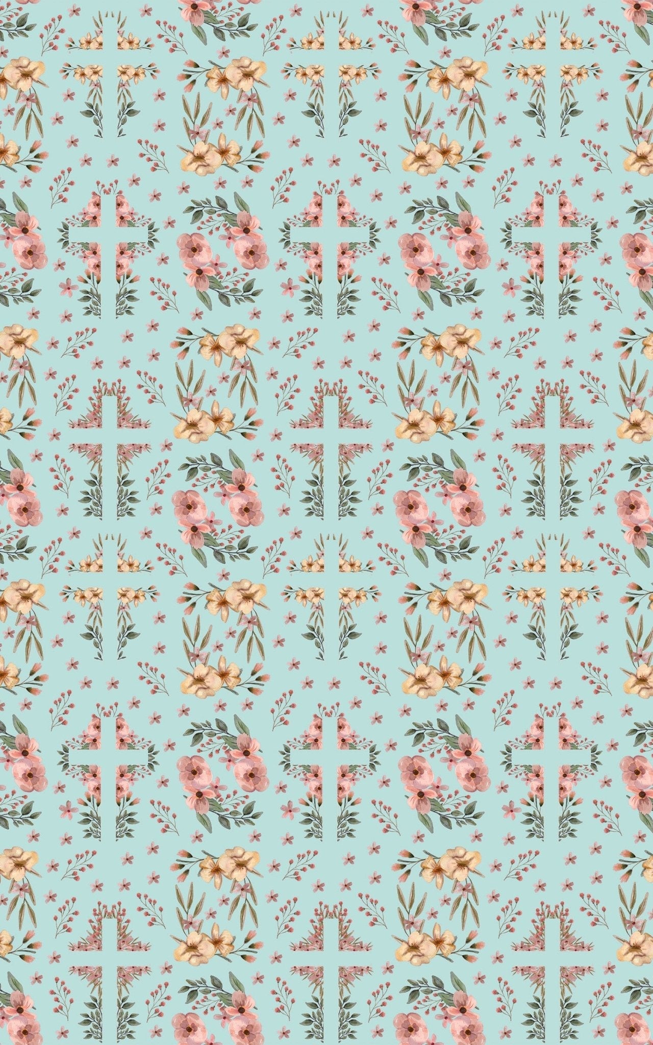 Easter Floral Cross