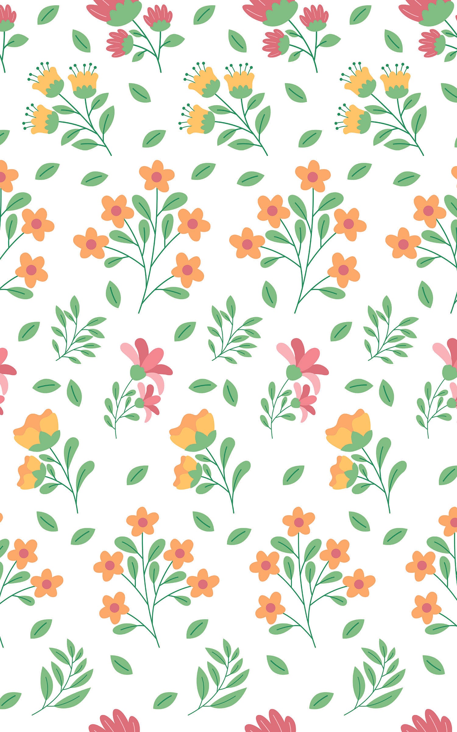 Simple Aesthetic With Red & Yellow Flowers