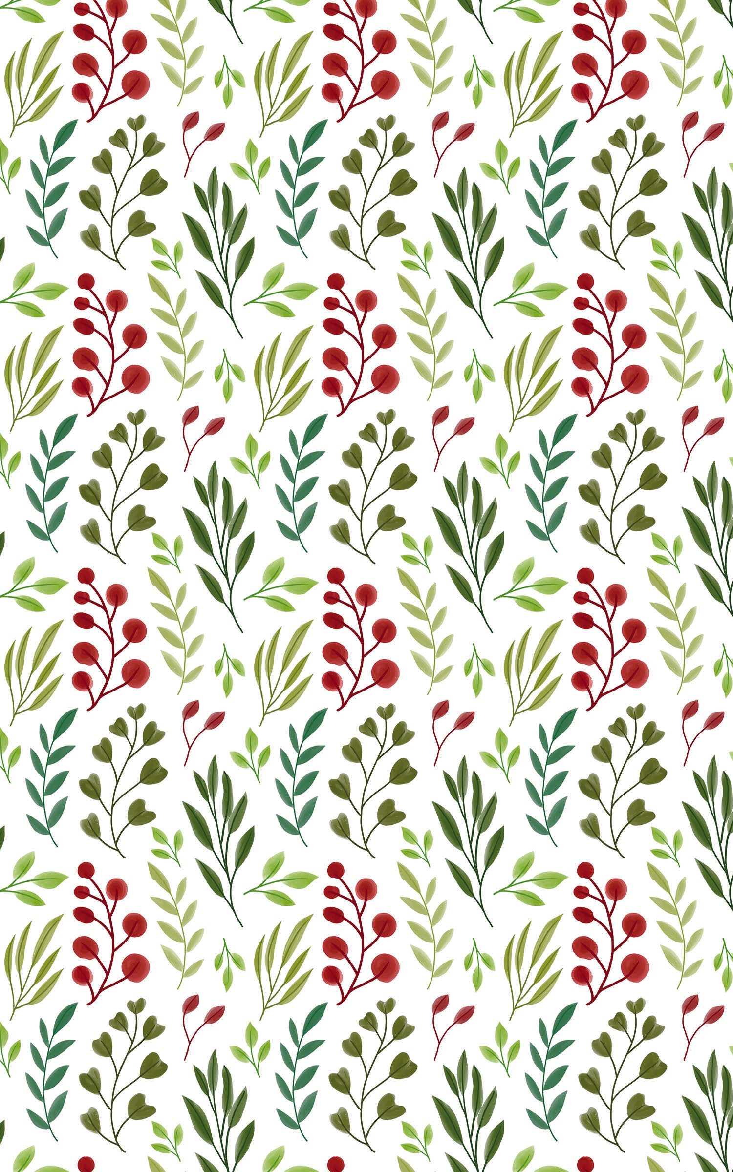 Red Bulbs And Greens