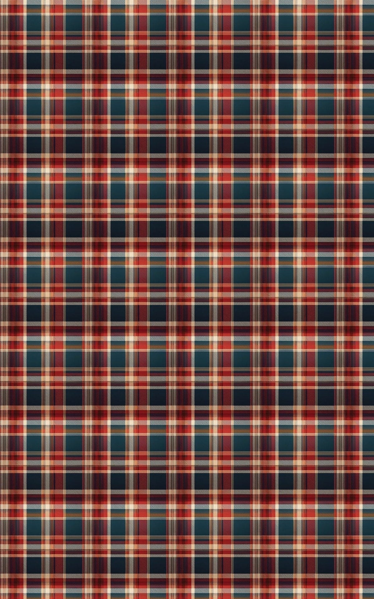 The Baroness's Plaid Wrapping Paper