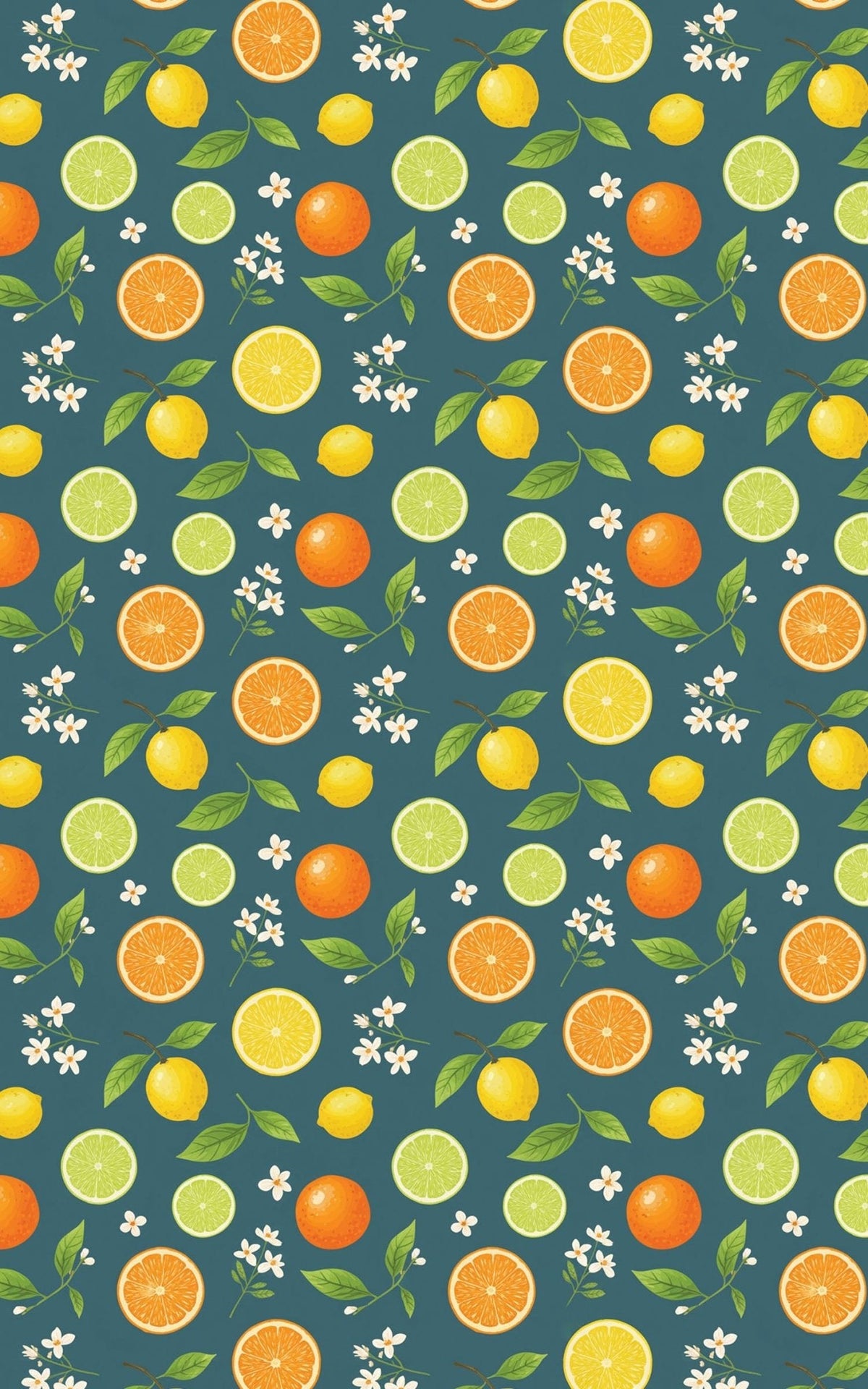 Citrus Zest Wrapping Paper