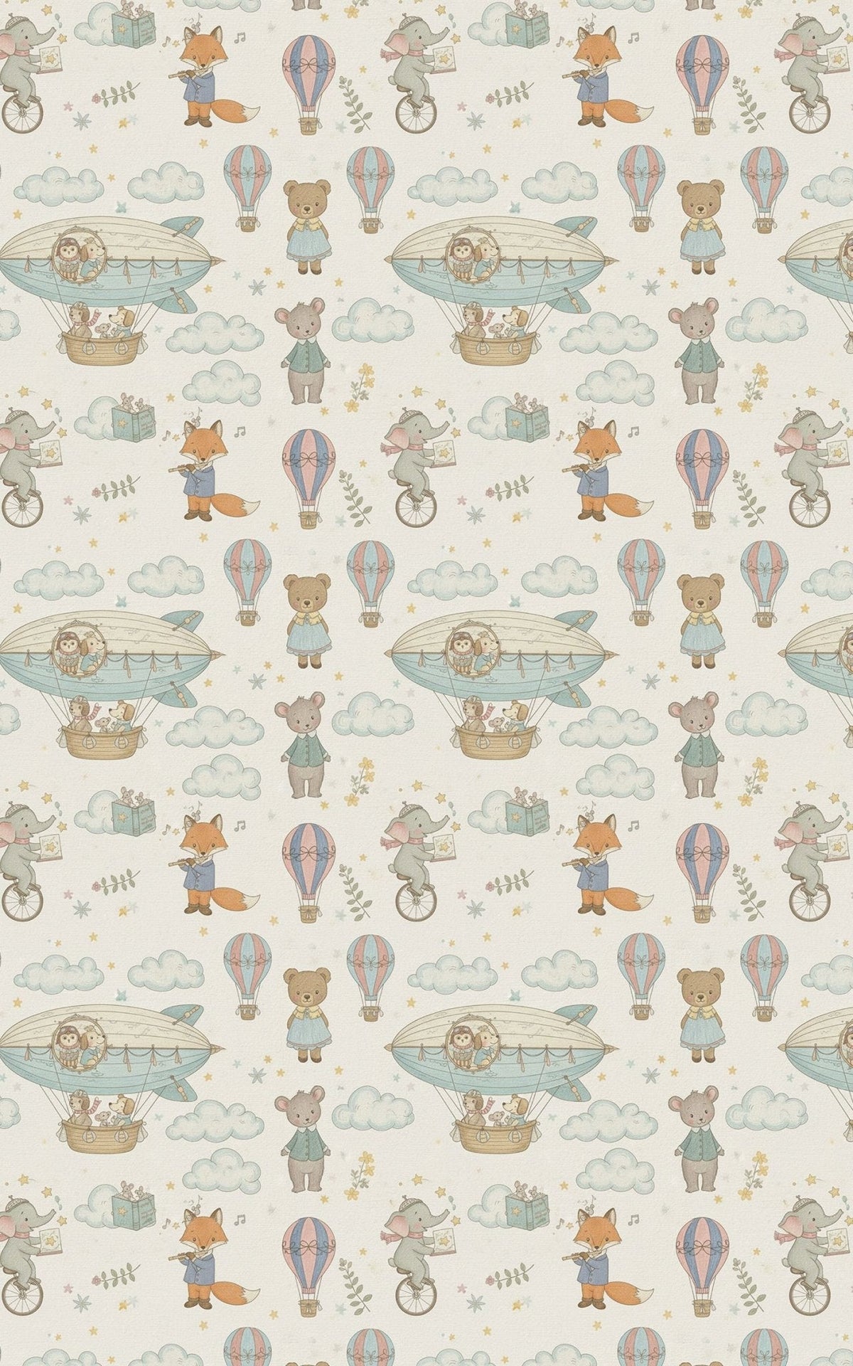 The Dreamer’s Dirigible Wrapping Paper
