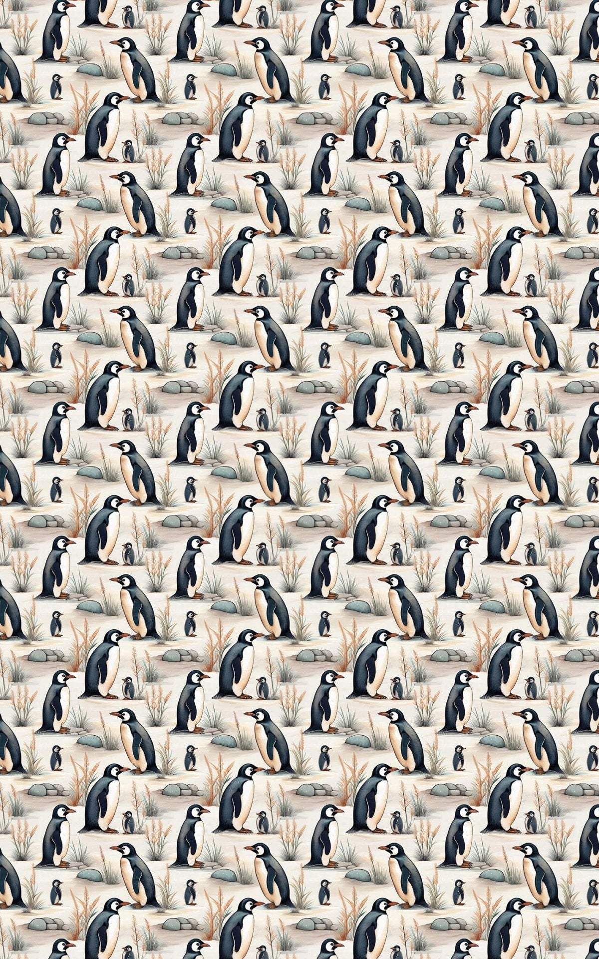Safari Stroll: Penguin Wrapping Paper