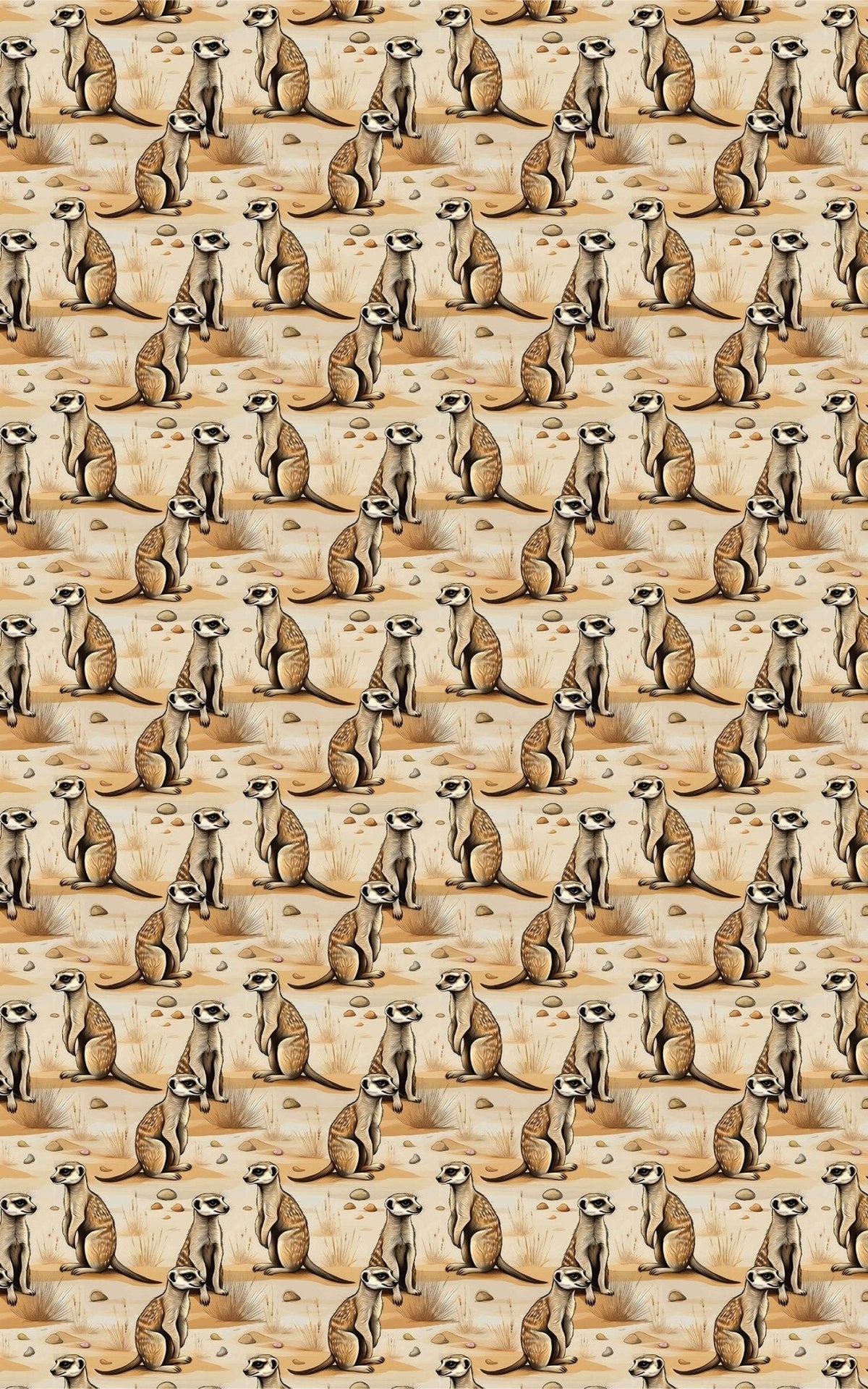 Safari Stroll: Meerkat Wrapping Paper