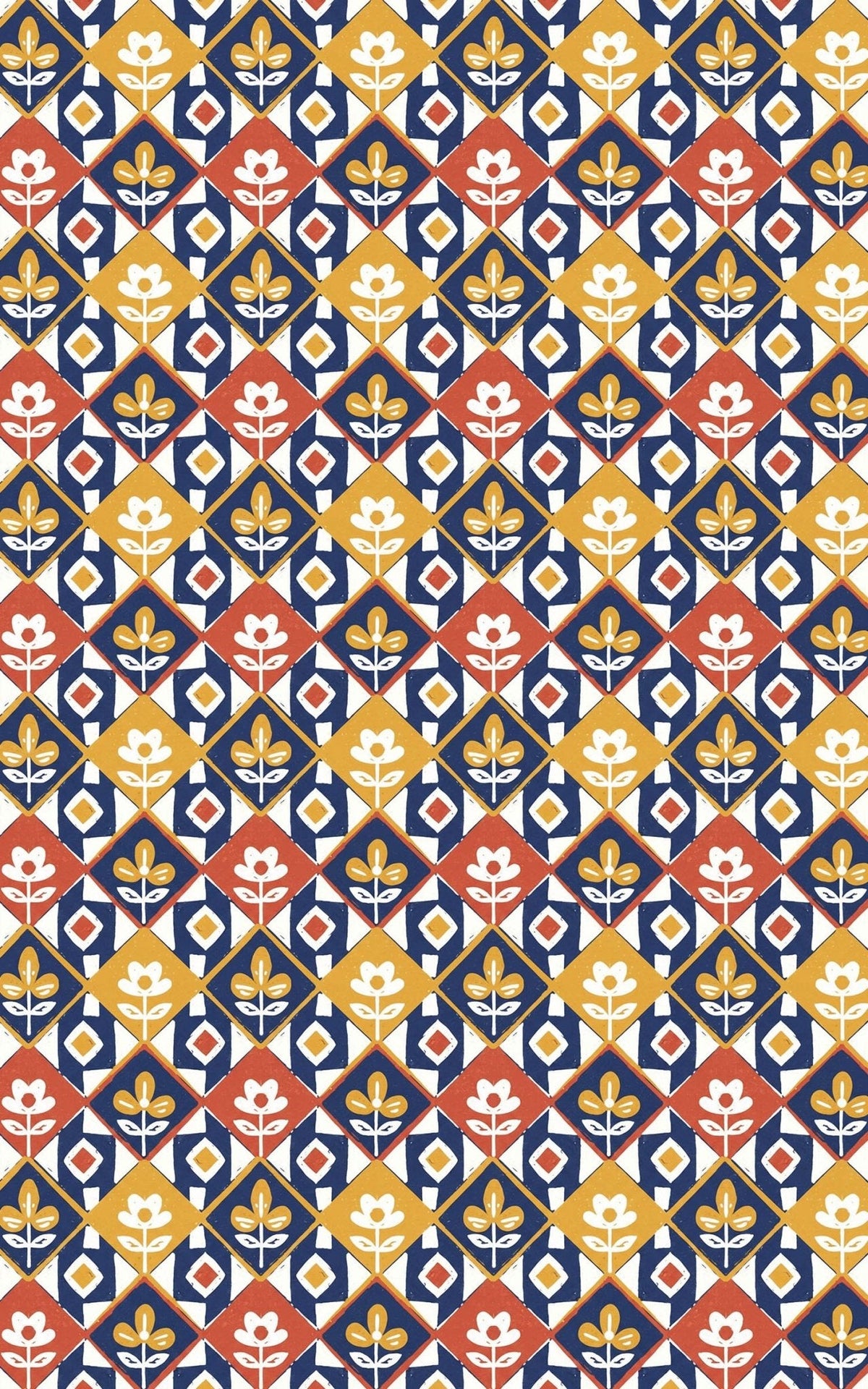 Painterly Petals Wrapping Paper