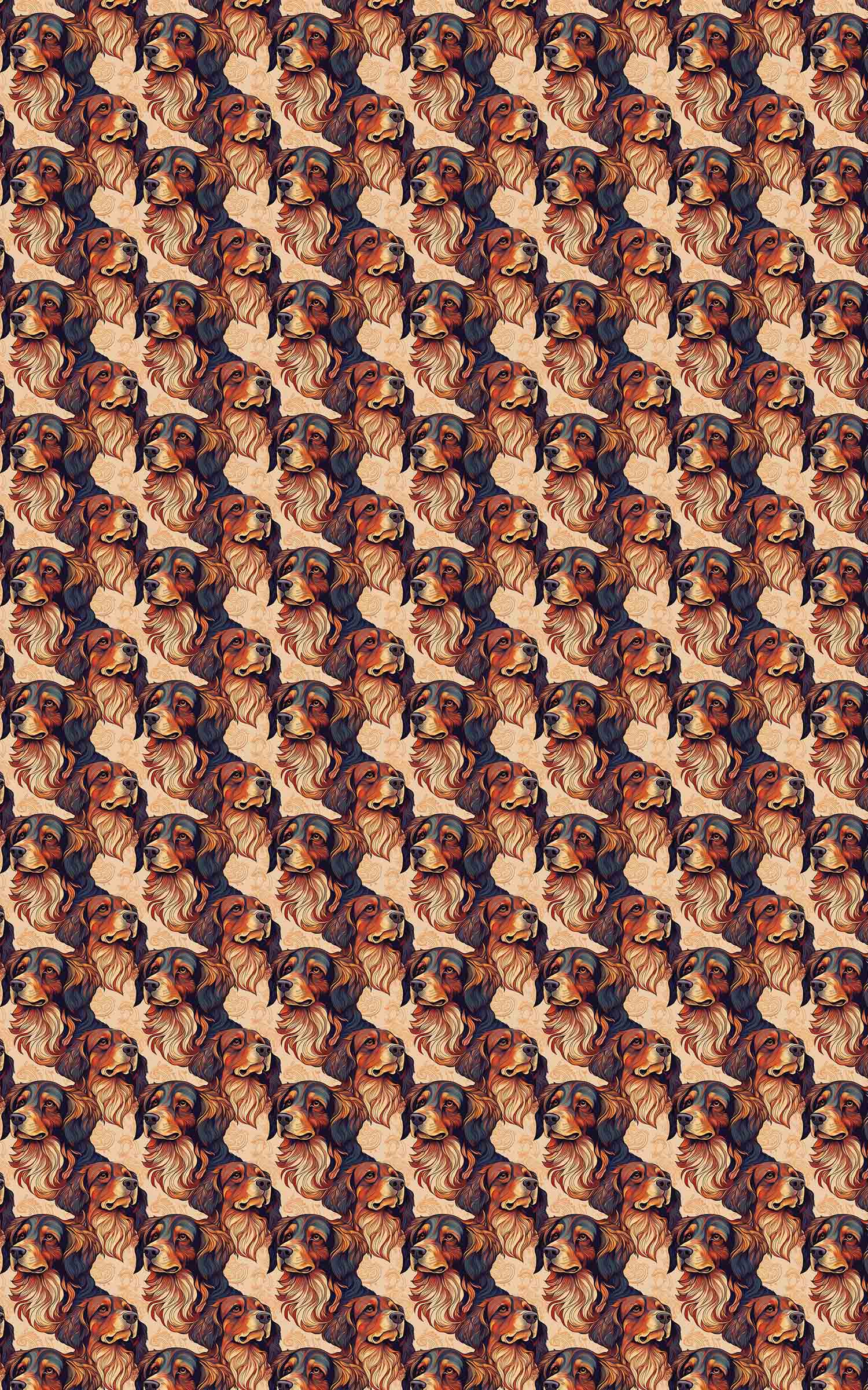 Irish Setter In Bloom