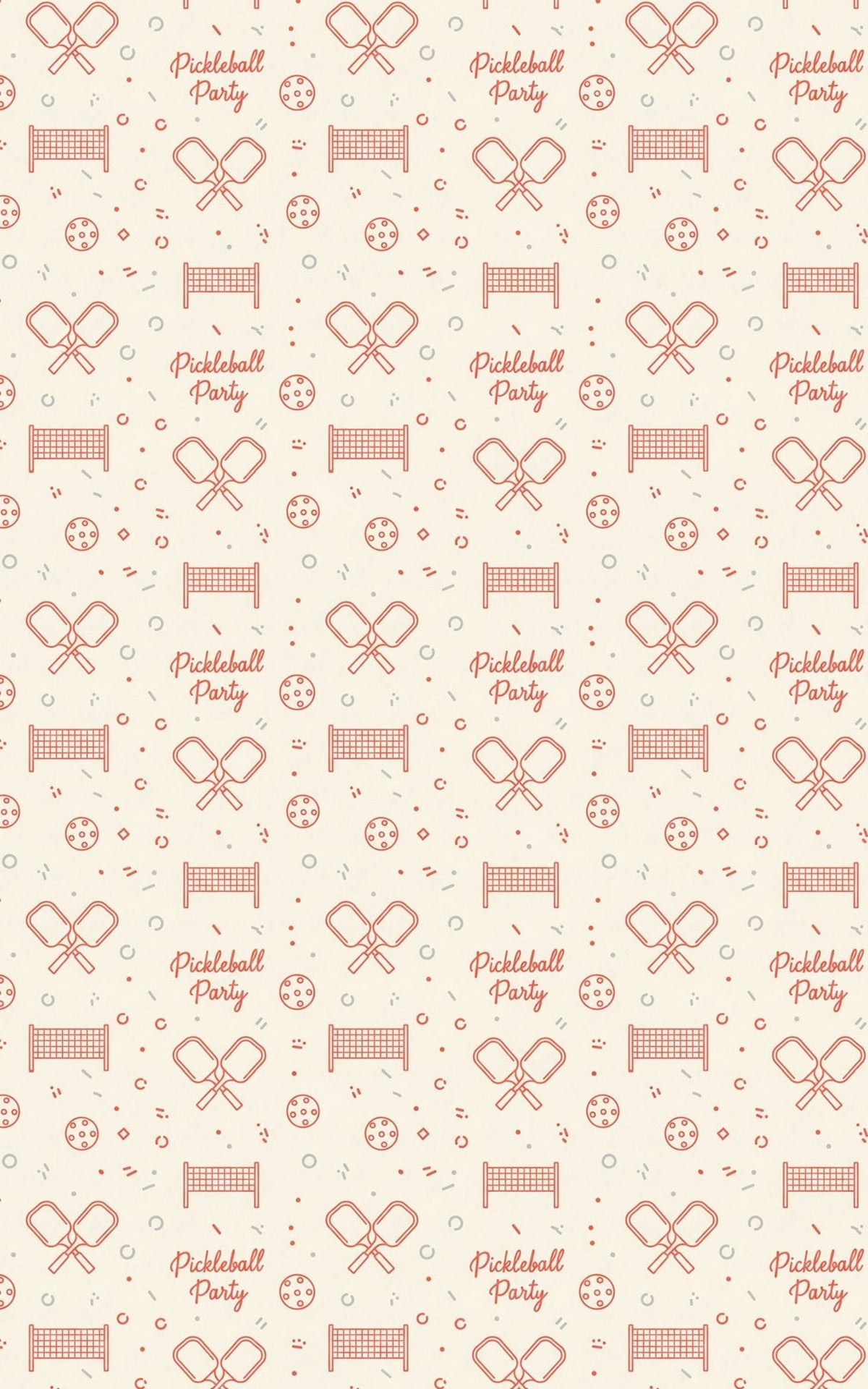 Pickleball Party Wrapping Paper
