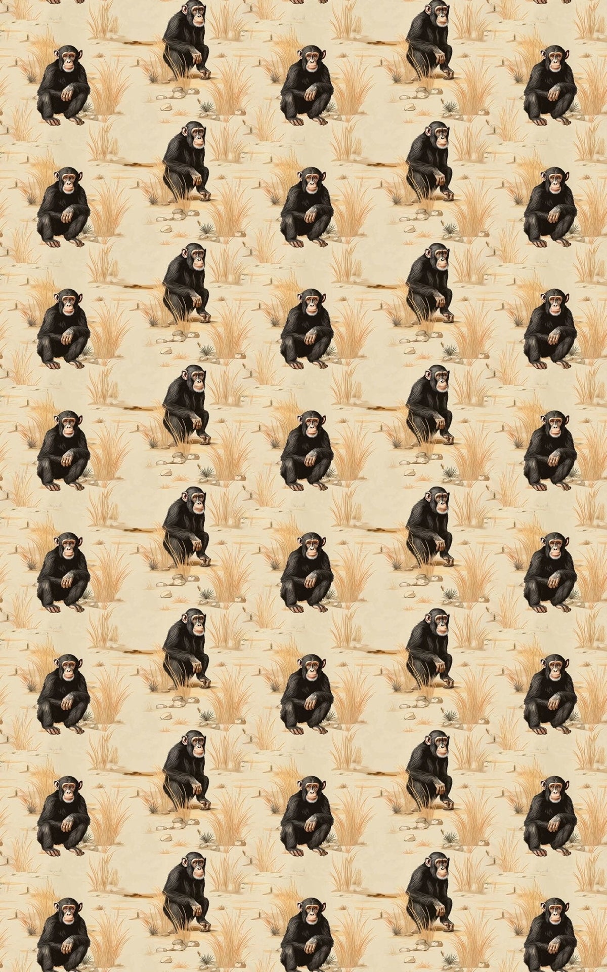 Safari Stroll: Chimpanzee Wrapping Paper