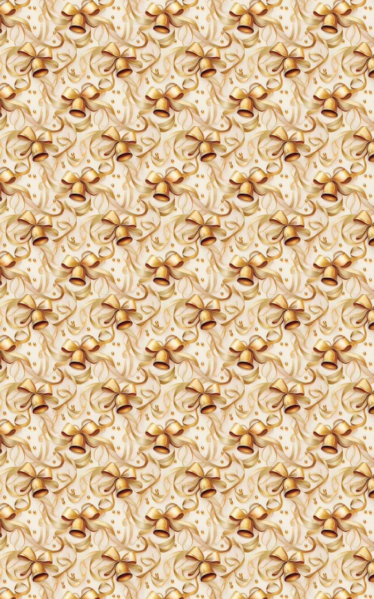 Ribbon & Bells Wrapping Paper