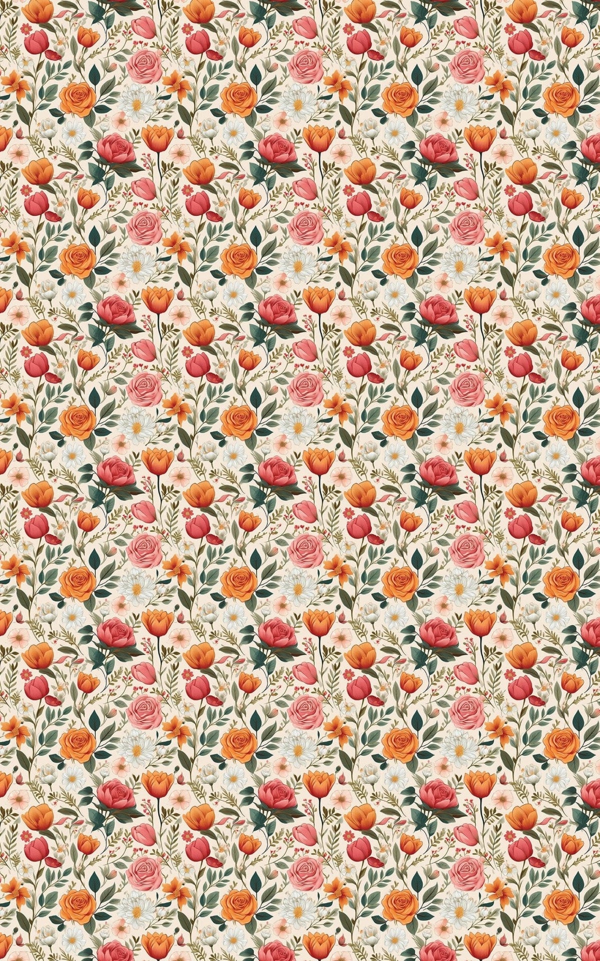 Mother's Cottage Garden Wrapping Paper