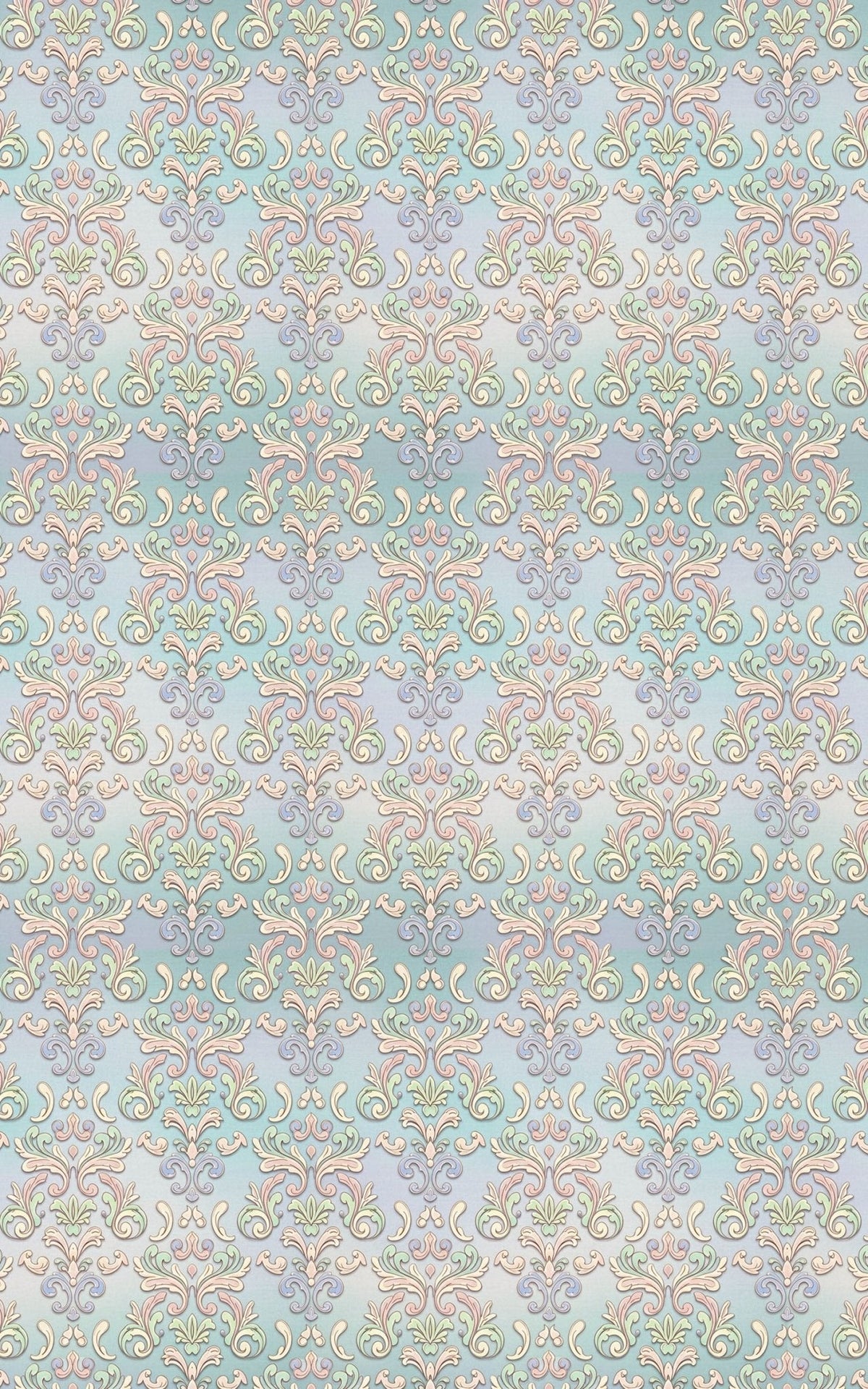 Pastel Baroque: Powder Blue Wrapping Paper