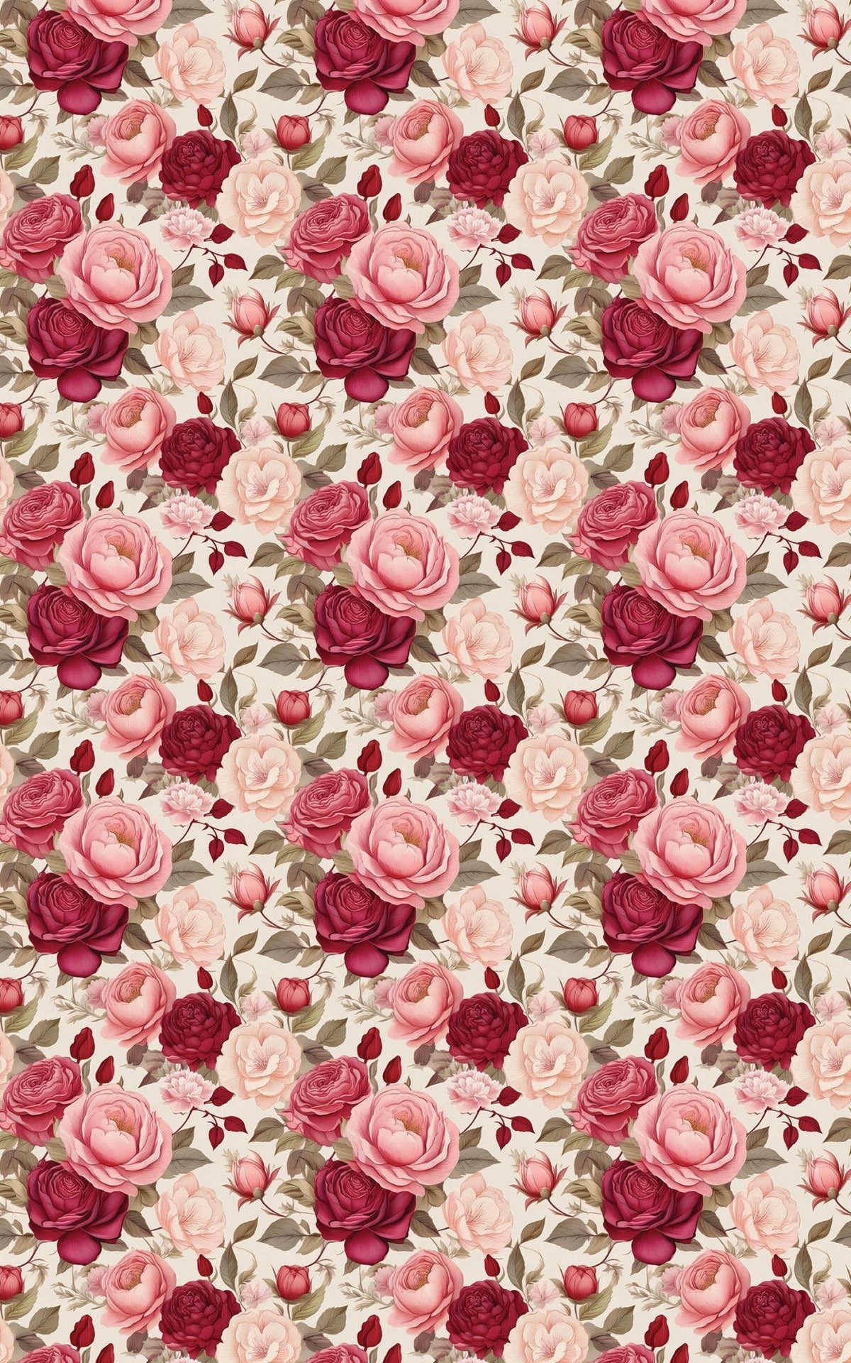 Floral Romance Elegance Wrapping Paper