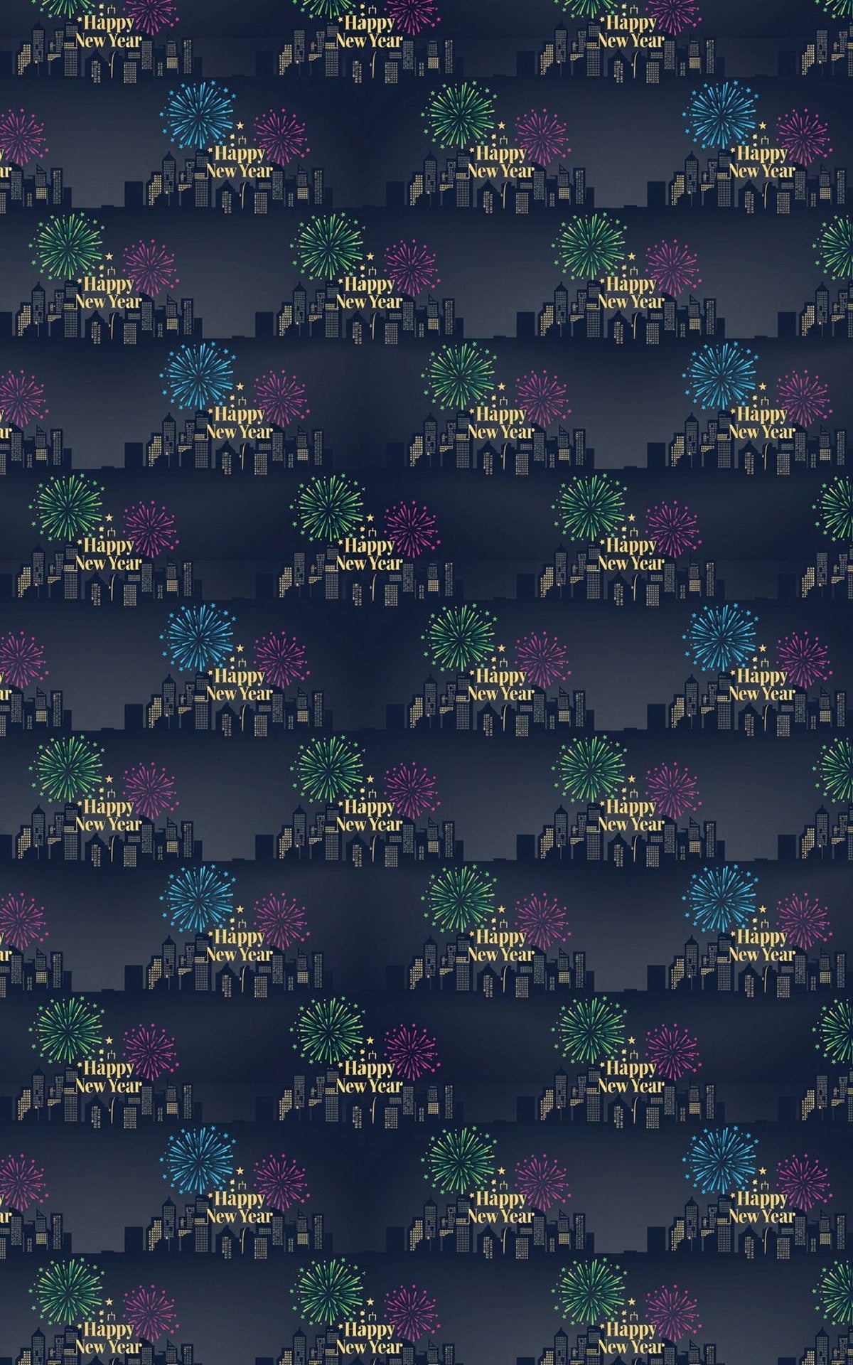 Midnight New Year Magic Wrapping Paper