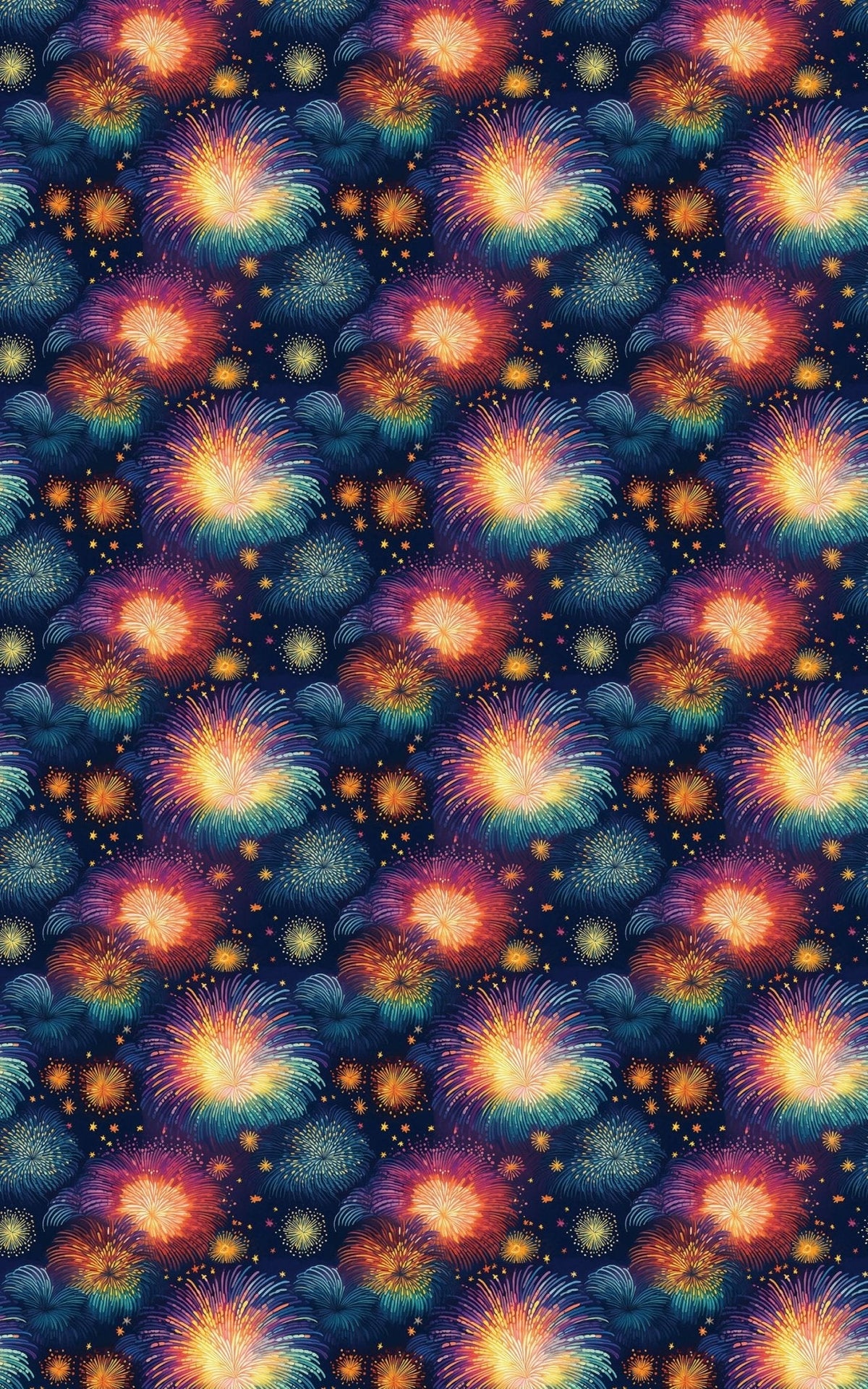 Vivid Starburst Sky Wrapping Paper