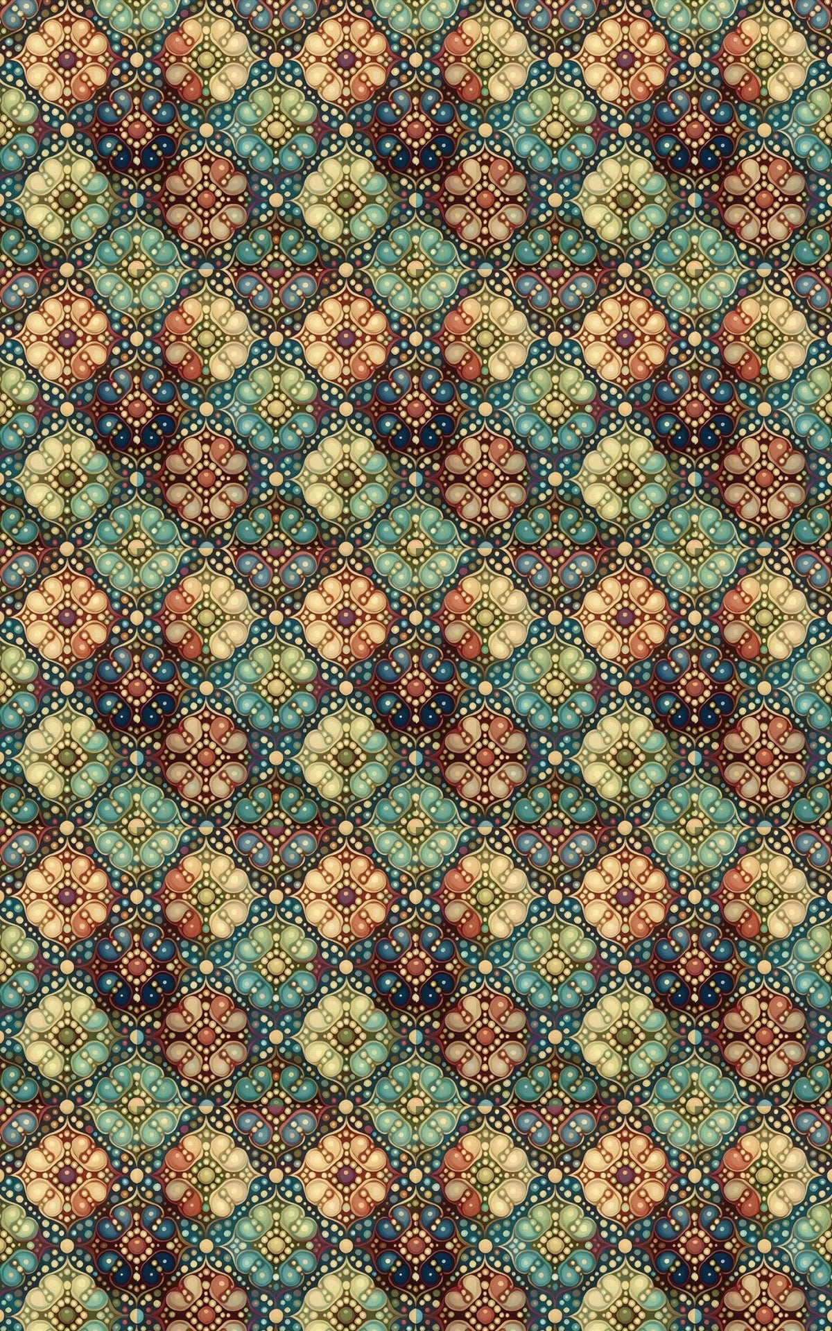 Gemstone Mosaic Wrapping Paper