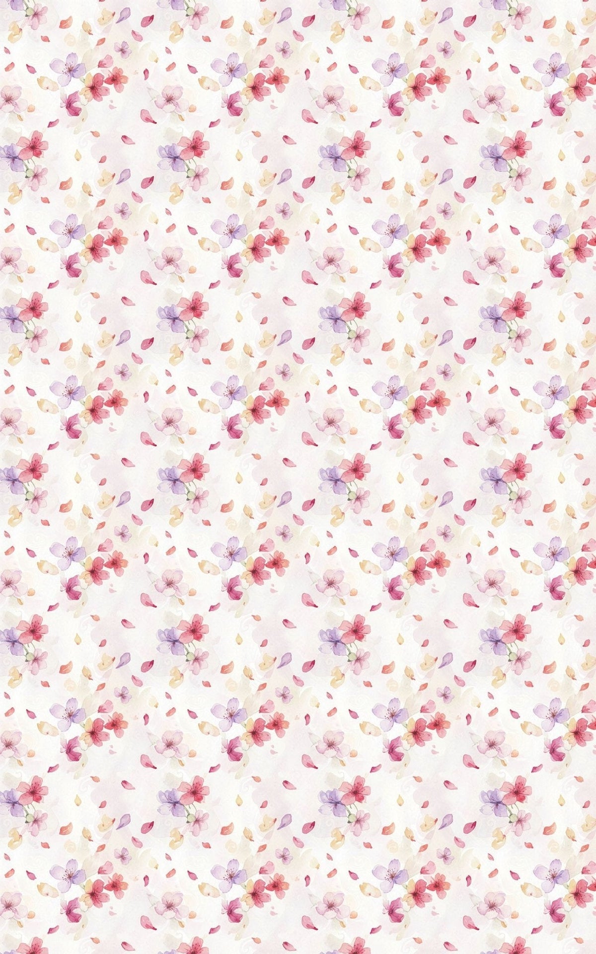 Floating Florals & Petals Wrapping Paper