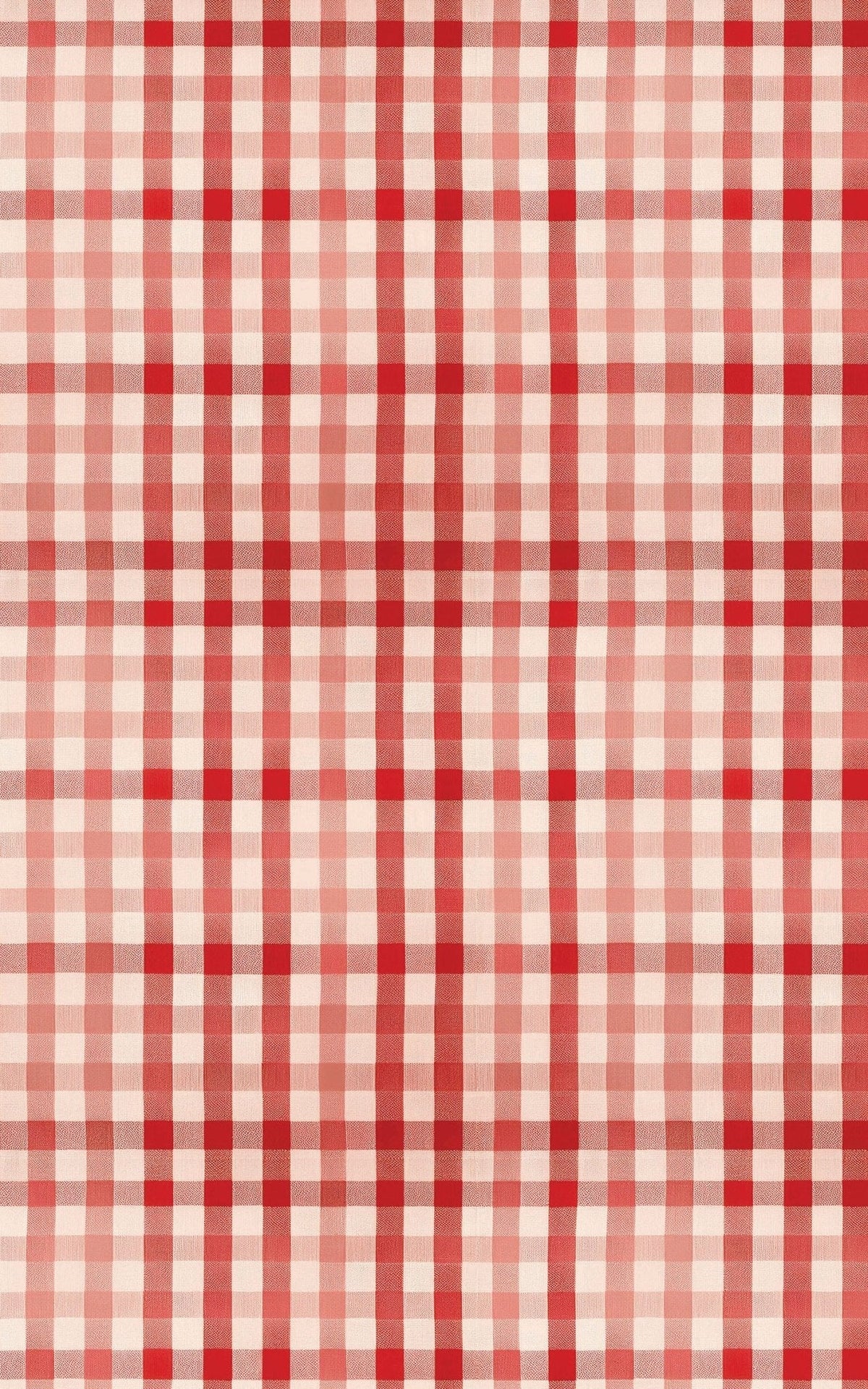 Gingham Gala Classic Red Wrapping Paper