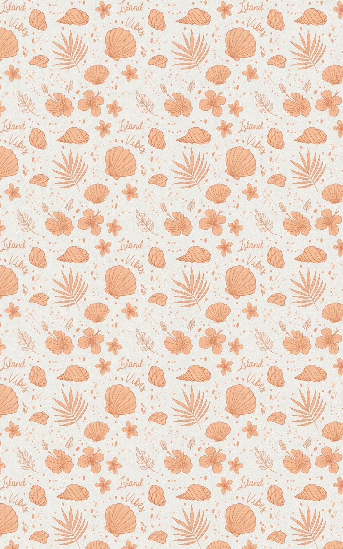 Coastal Shells Wrapping Paper