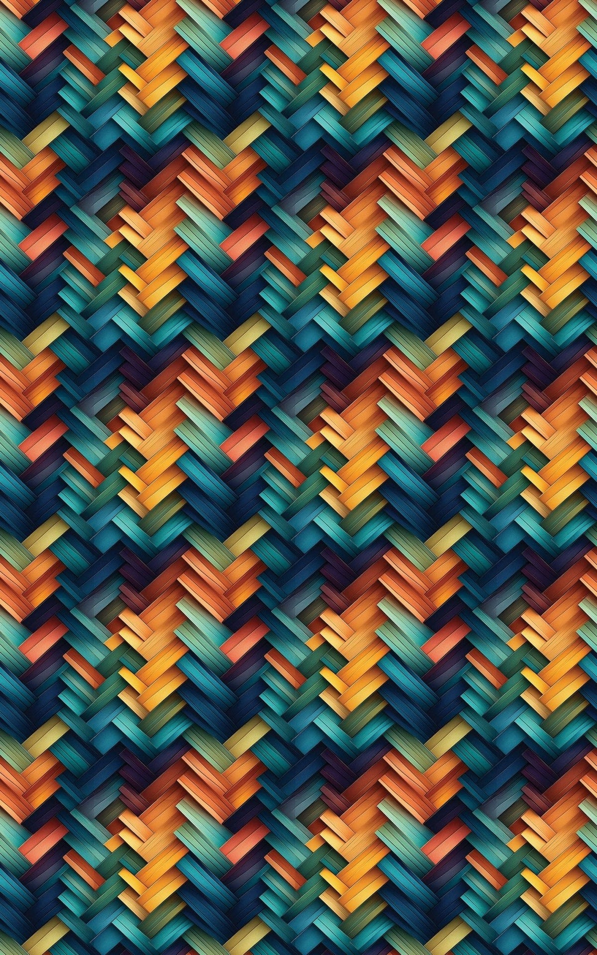 Prism Herringbone Wrapping Paper