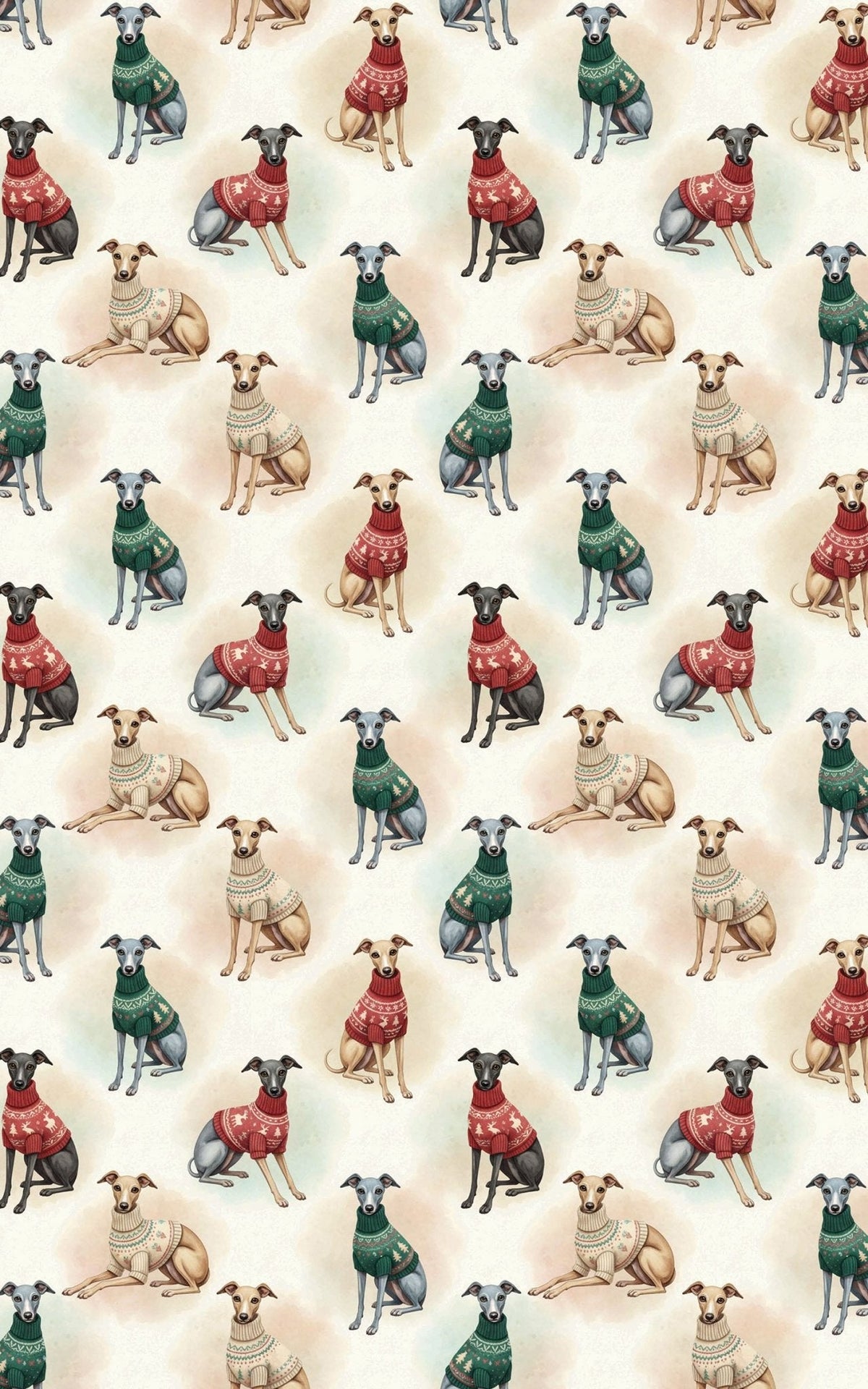 Italian Greyhound Holiday Sweaters Wrapping Paper