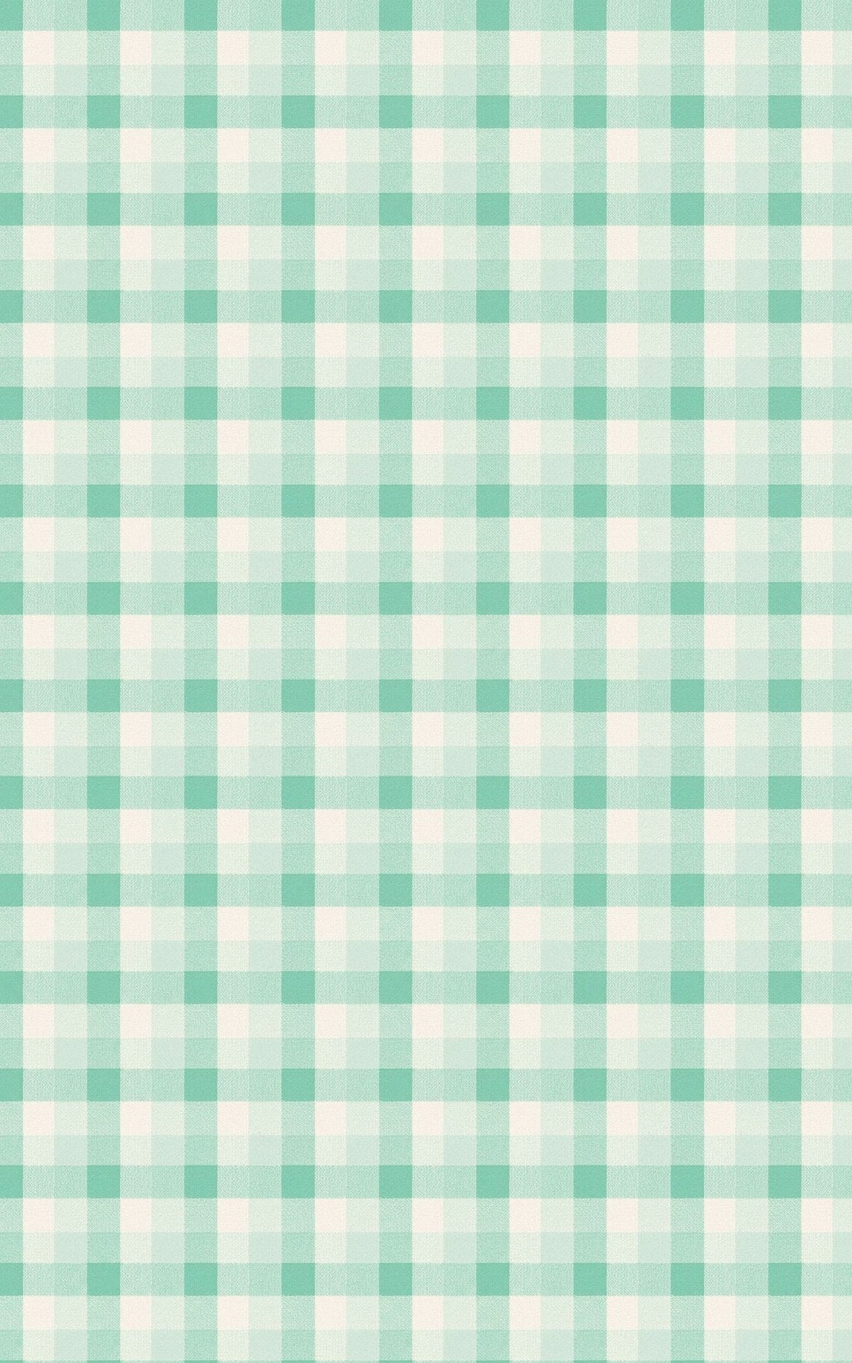 Gingham Gala Mint Wrapping Paper