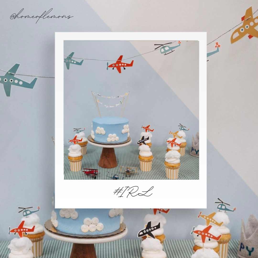 Airplane Cupcake Toppers (8 Per Set)