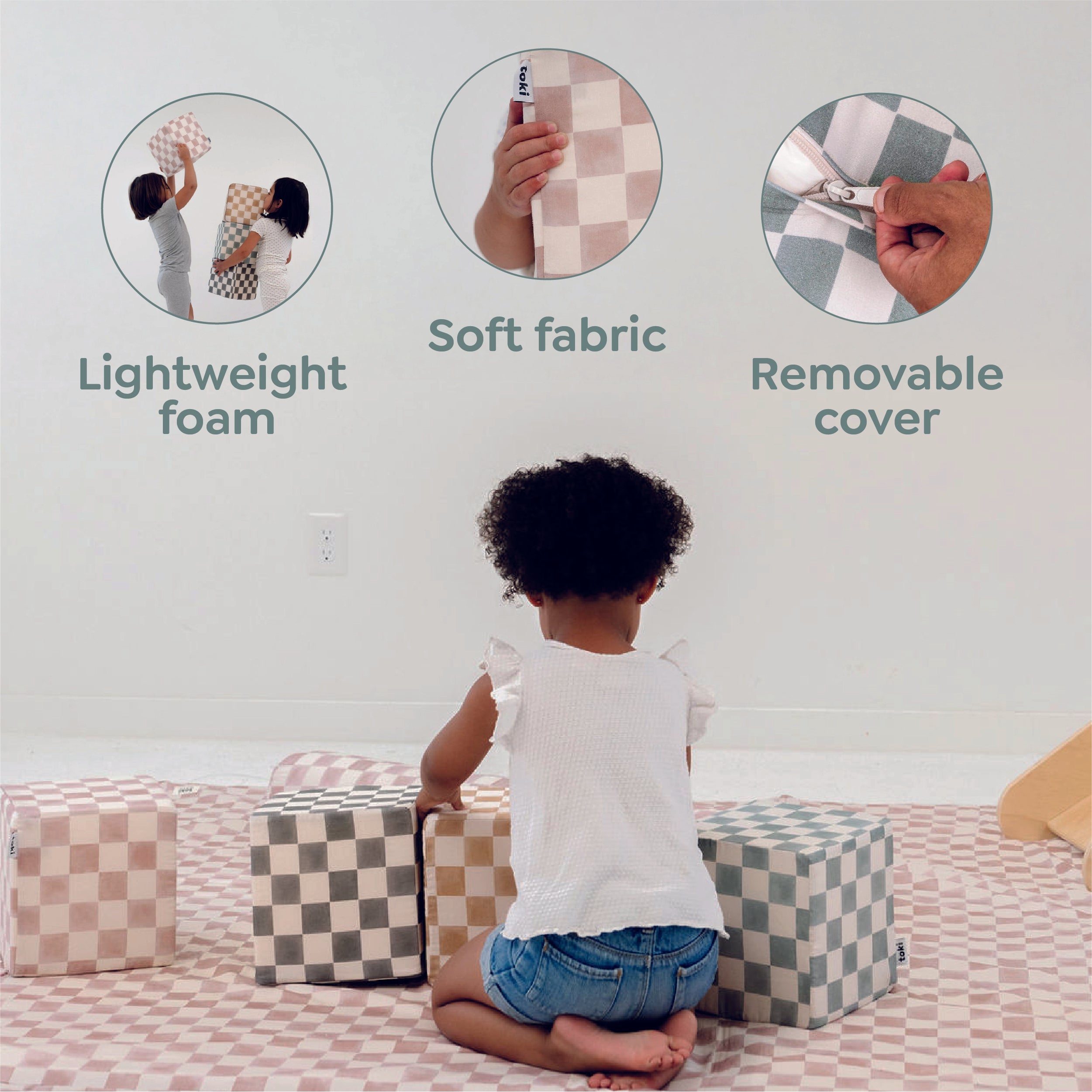 White Yin Yang Play Cube