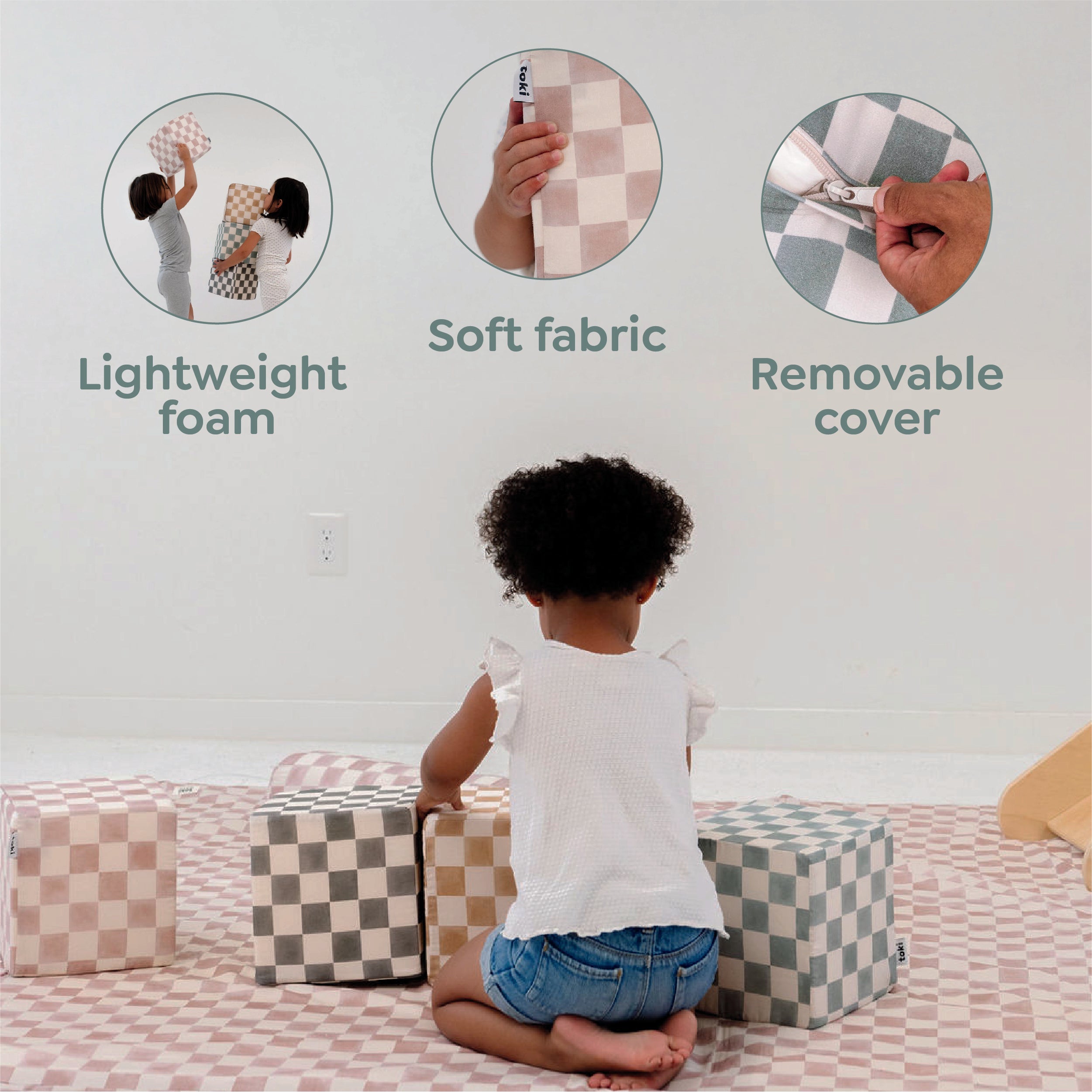 White Yin Yang Play Cube