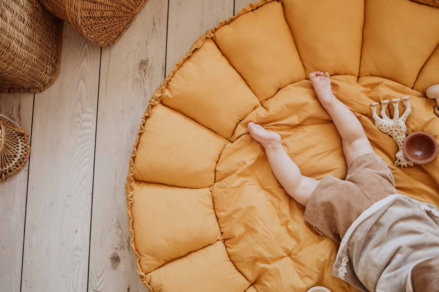 Bloom Babymat Mustard