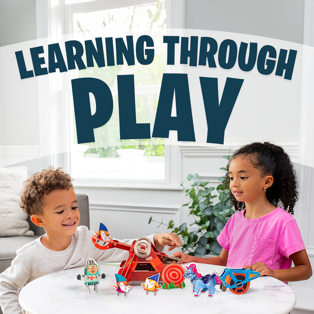 Catapult Gnome Launcher: Buildable Curious Kingdom Playset