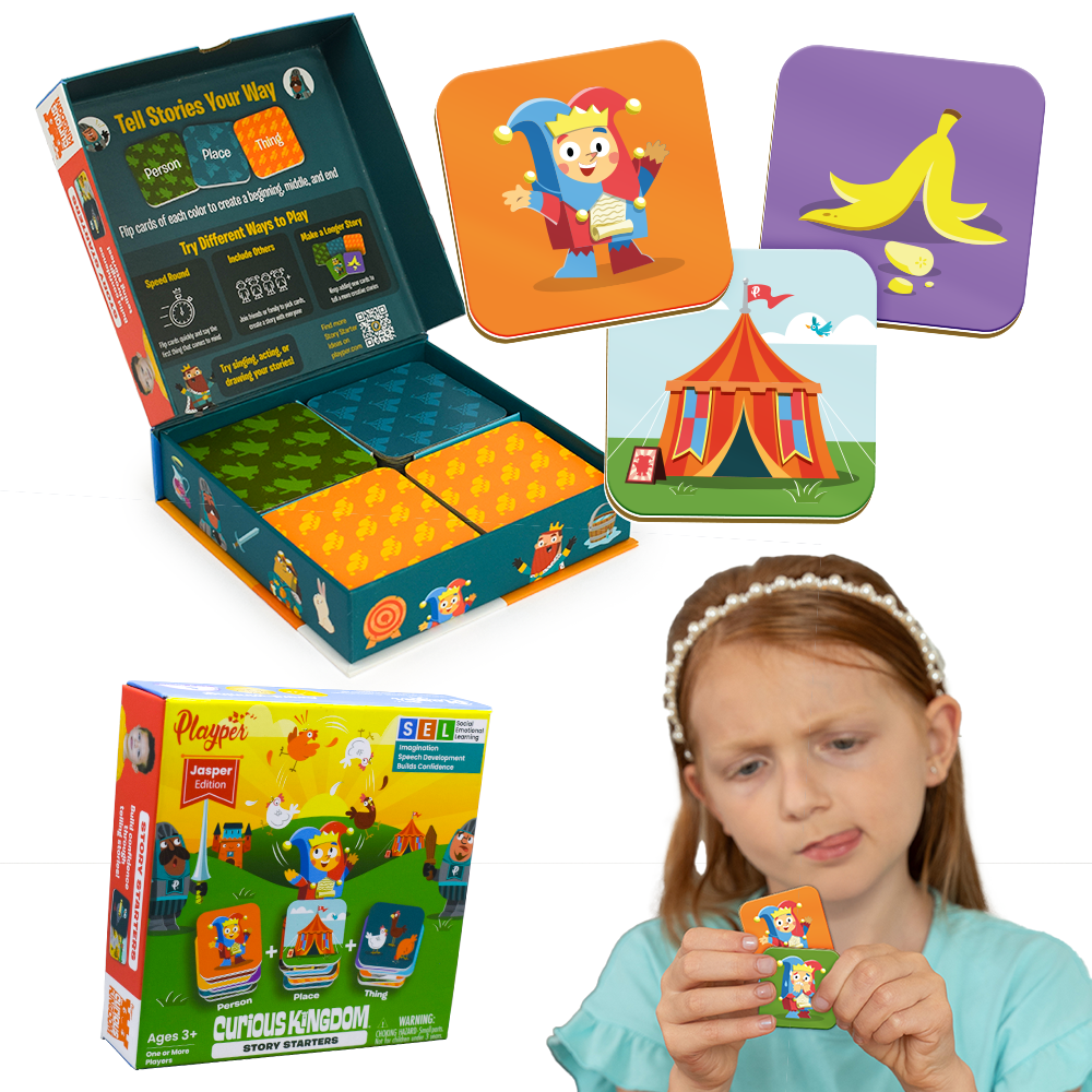 Story Starters: Create A Story Cards For Kids - Jasper Edition