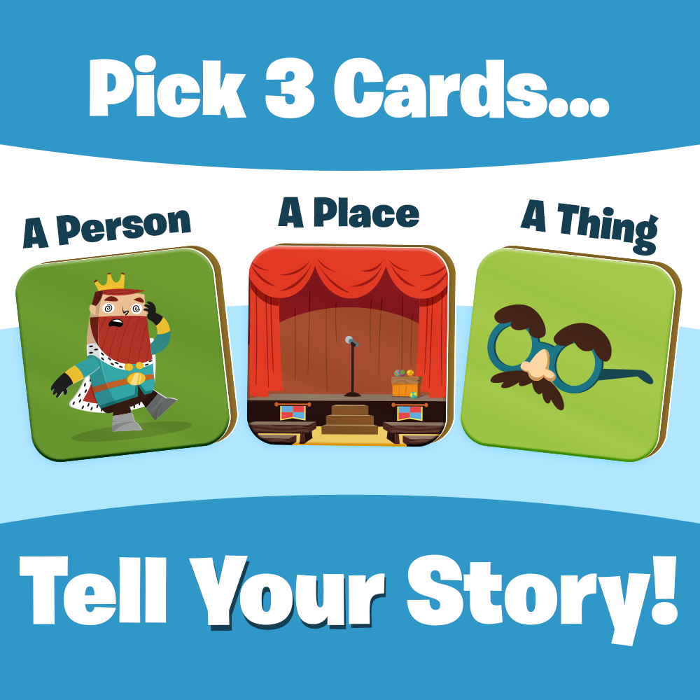 Story Starters: Create A Story Cards For Kids - Jasper Edition