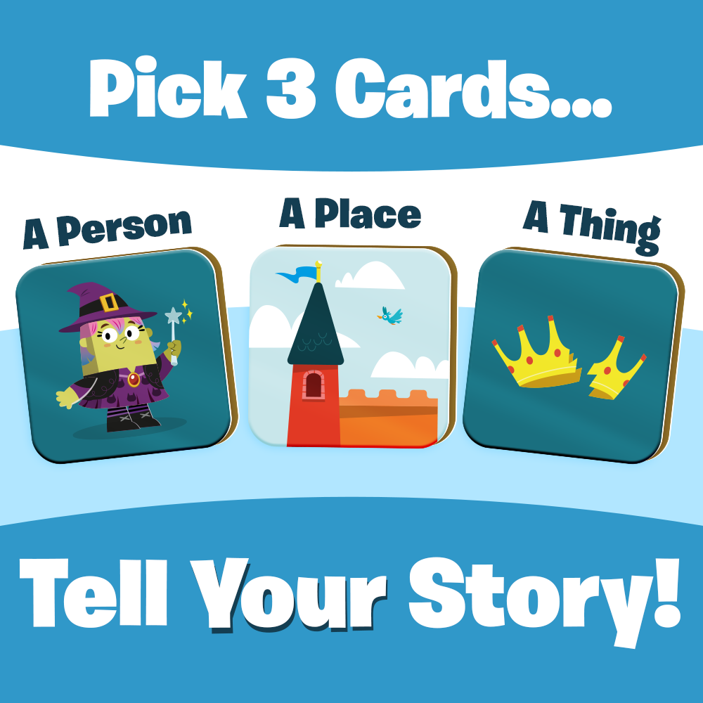 Story Starters: Create A Story Cards For Kids - Princess Petunia Edition