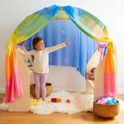 Double Rainbow Playsilk