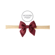 Garnet | Mini Piggy Bow