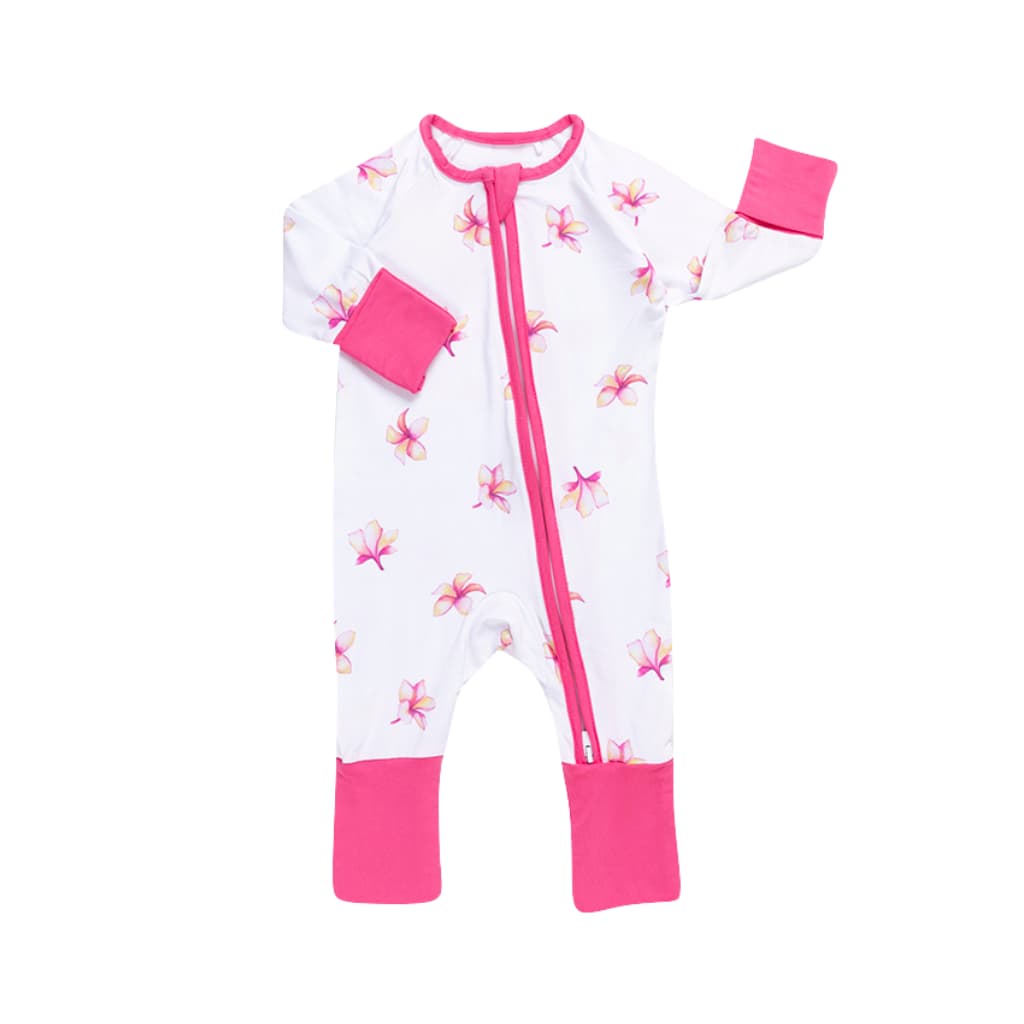 Plumeria Bamboo Coverall